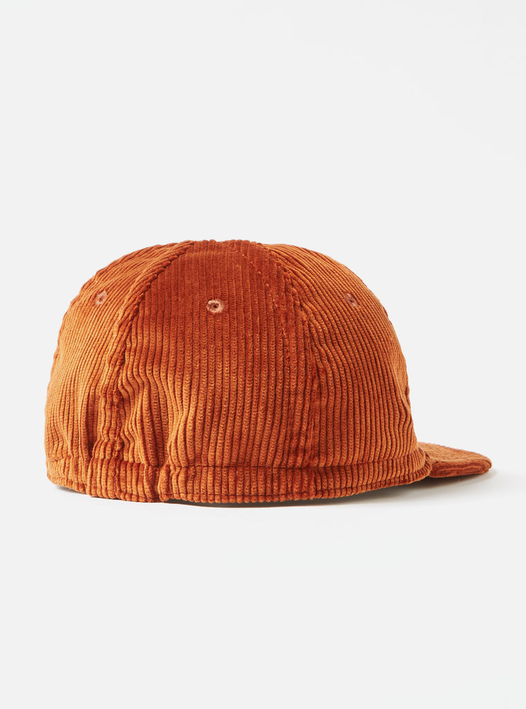 Universal Works Mechanics Cap in Rust Brisbane Cord