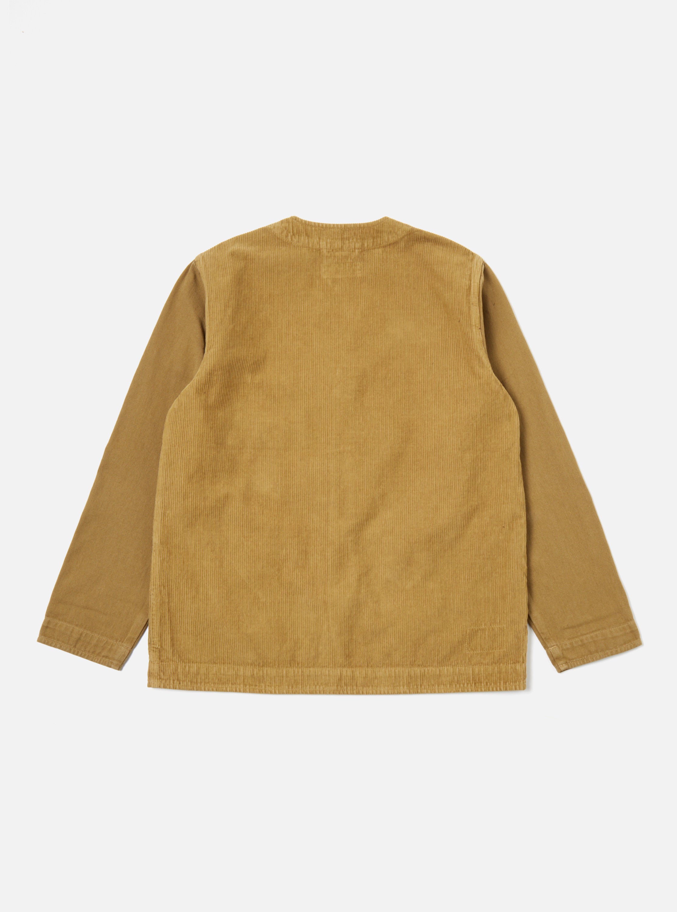 Universal Works Cabin Jacket in Sand Corduroy/Soft Twill