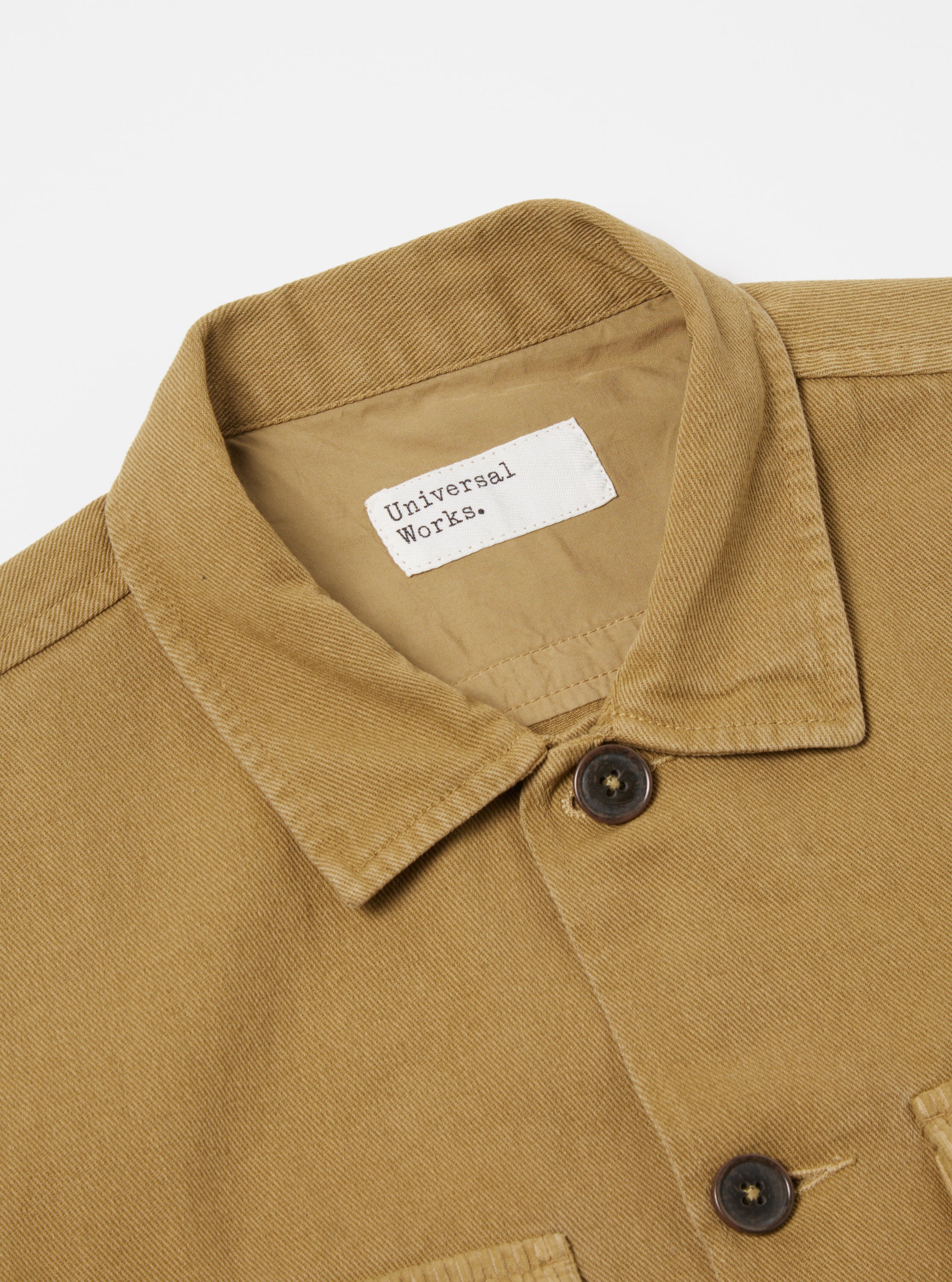 Universal Works Photographers Jacket in Sand Corduroy/Soft Twill