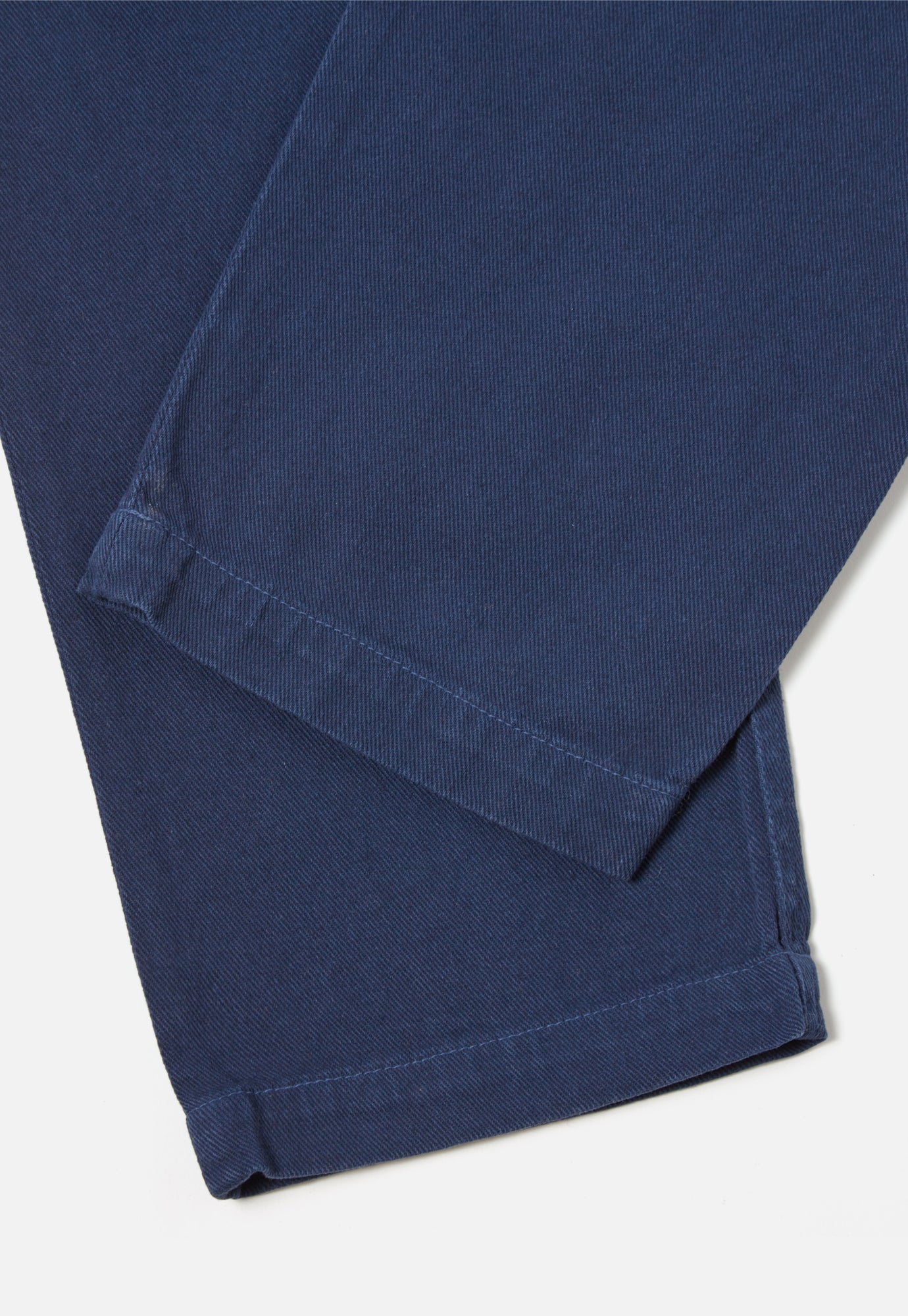 Universal Works Military Chino in Indigo Soft Twill