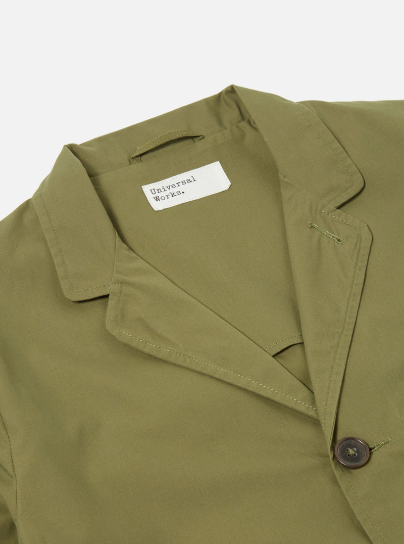 Universal Works Capitol Jacket in Olive Recycled Poly Tech