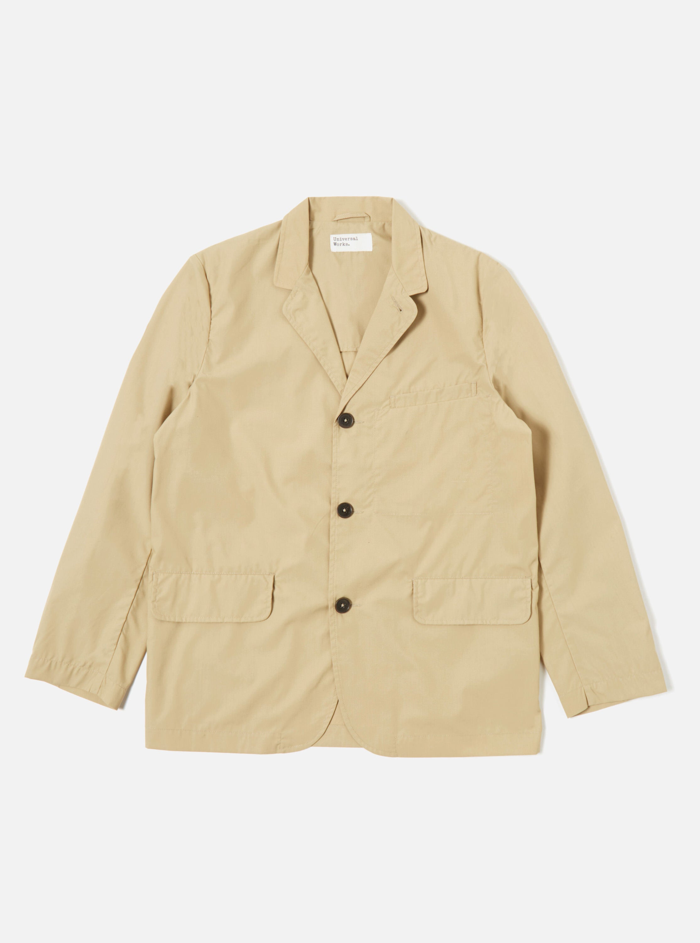 Universal Works Capitol Jacket in Sand Recycled Poly Tech