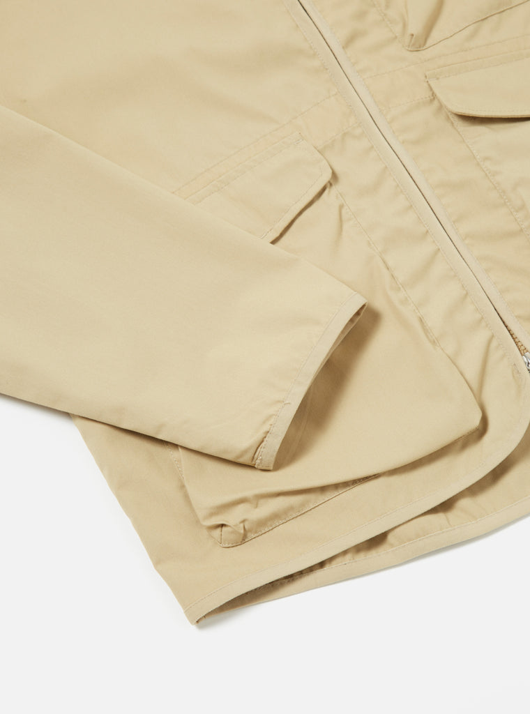 Universal Works Parachute Liner Jacket in Sand Recycled Poly Tech