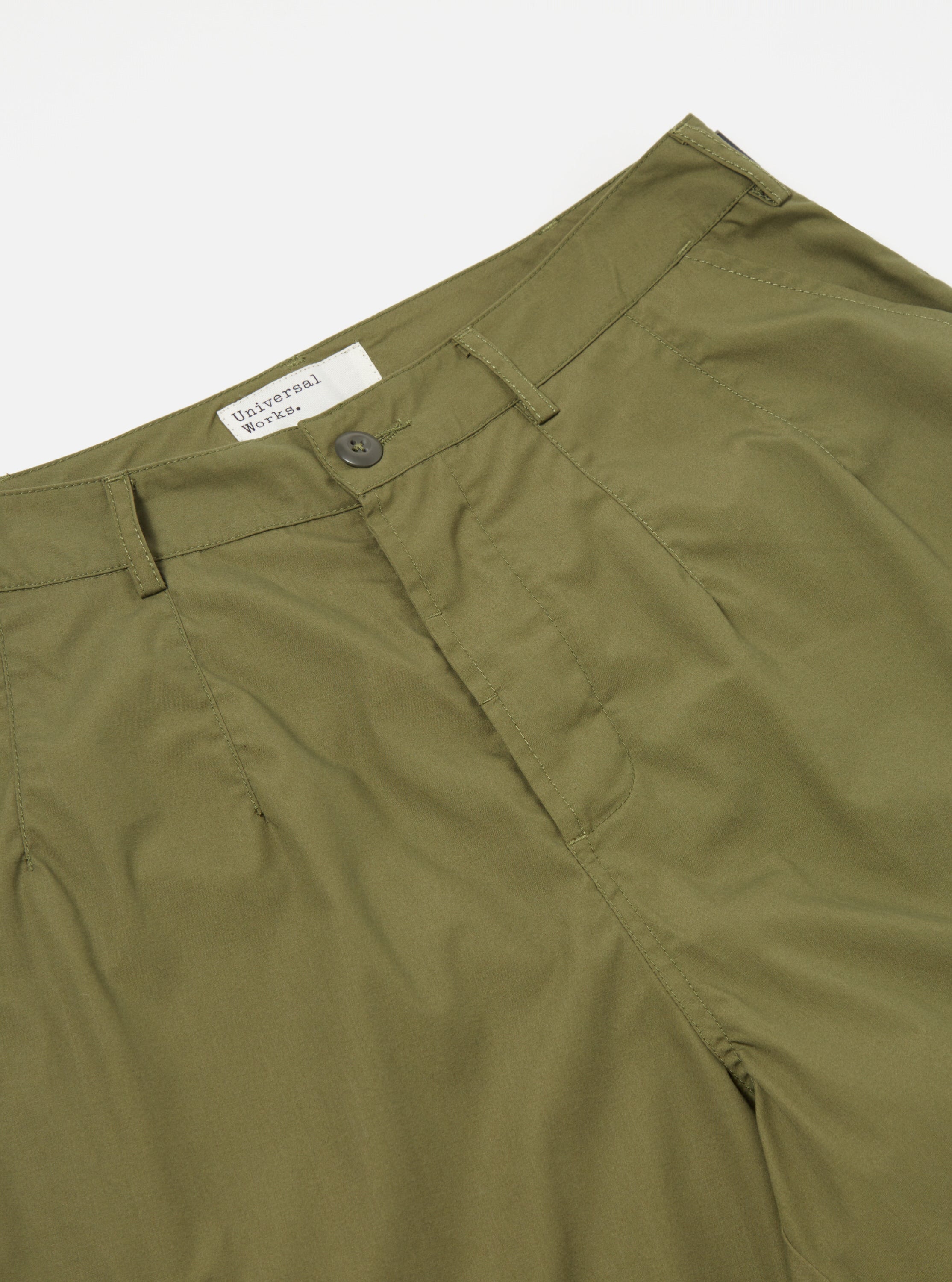 Universal Works Loose Cargo Pant in Olive Recycled Poly Tech