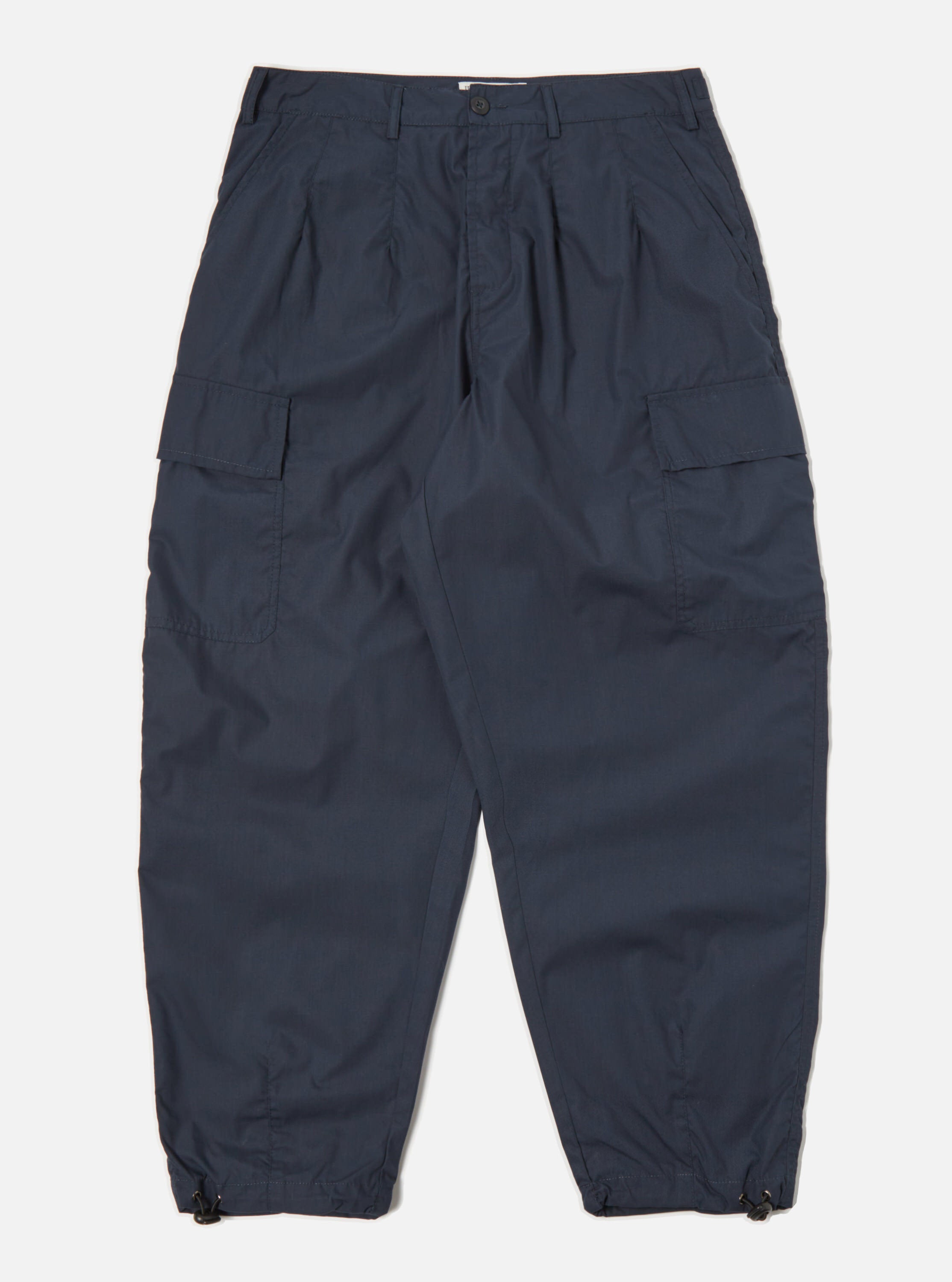 Universal Works Loose Cargo Pant in Navy Recycled Poly Tech