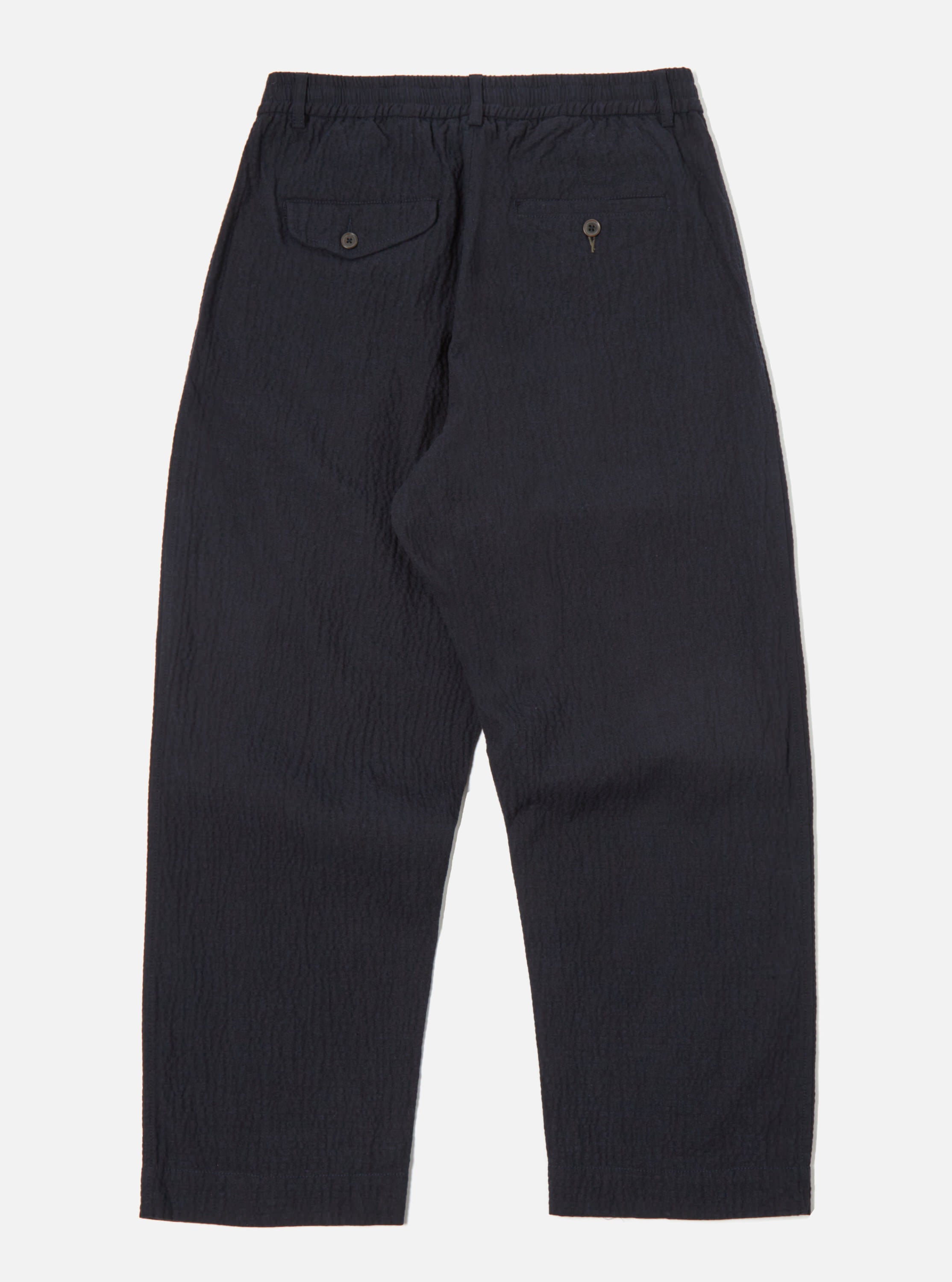 Universal Works Oxford Pant in Dark Navy Ospina Cotton