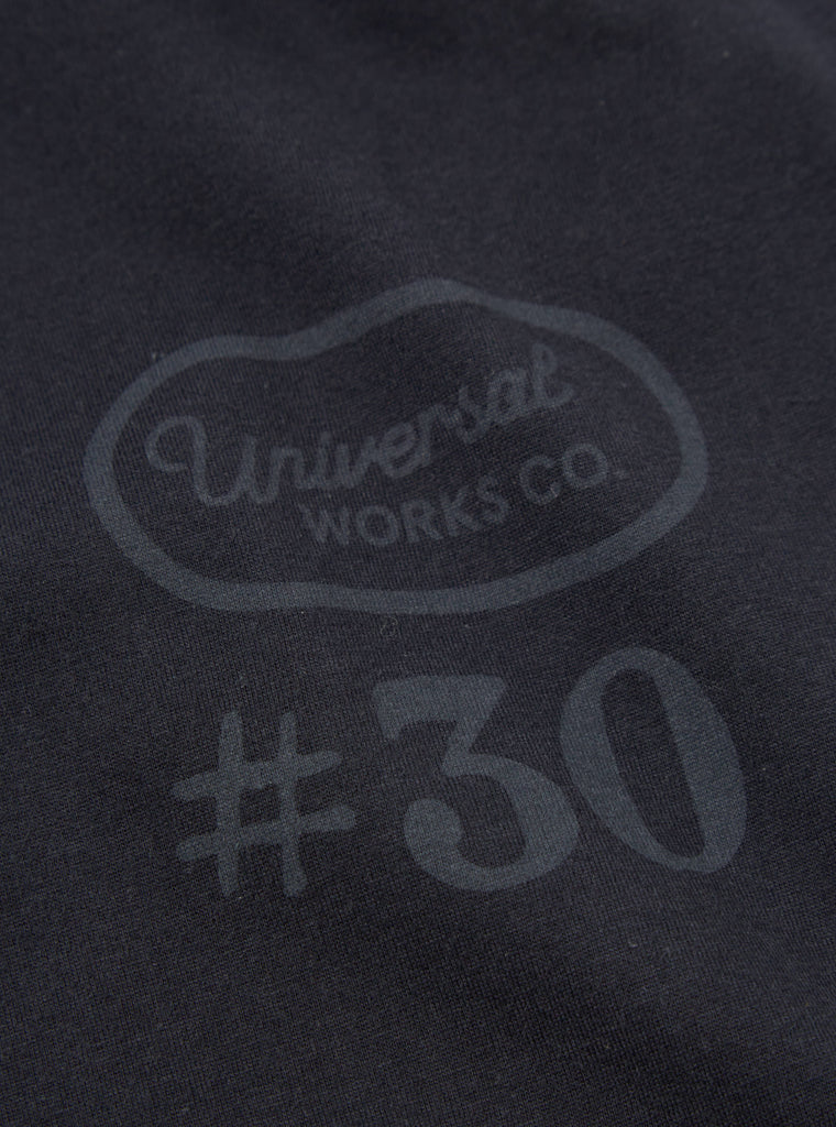 Universal Works Print Tee in Navy Jersey #30