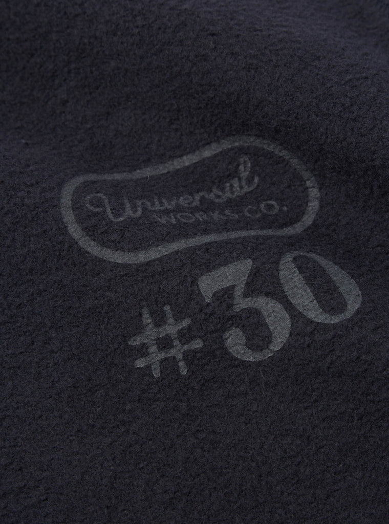 Universal Works Sweatshirt in Navy Brush Back Sweat #30