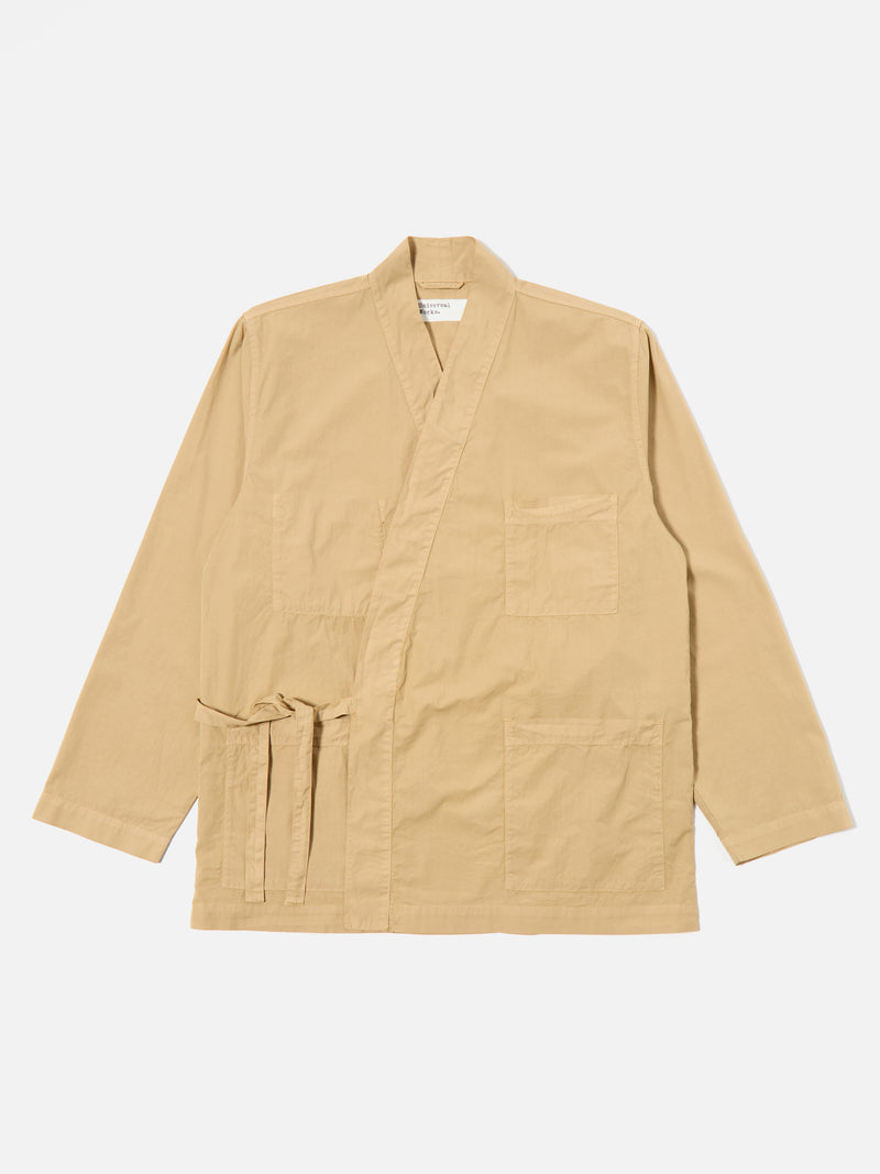 Universal Works Kyoto Work Jacket in Summer Oak Broad Cloth