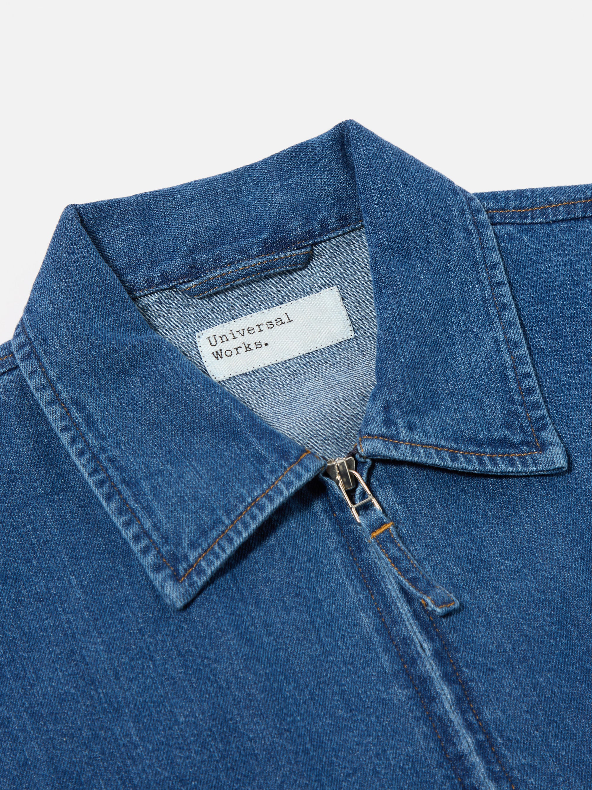 Universal Works Gower Jacket in Indigo RC Denim