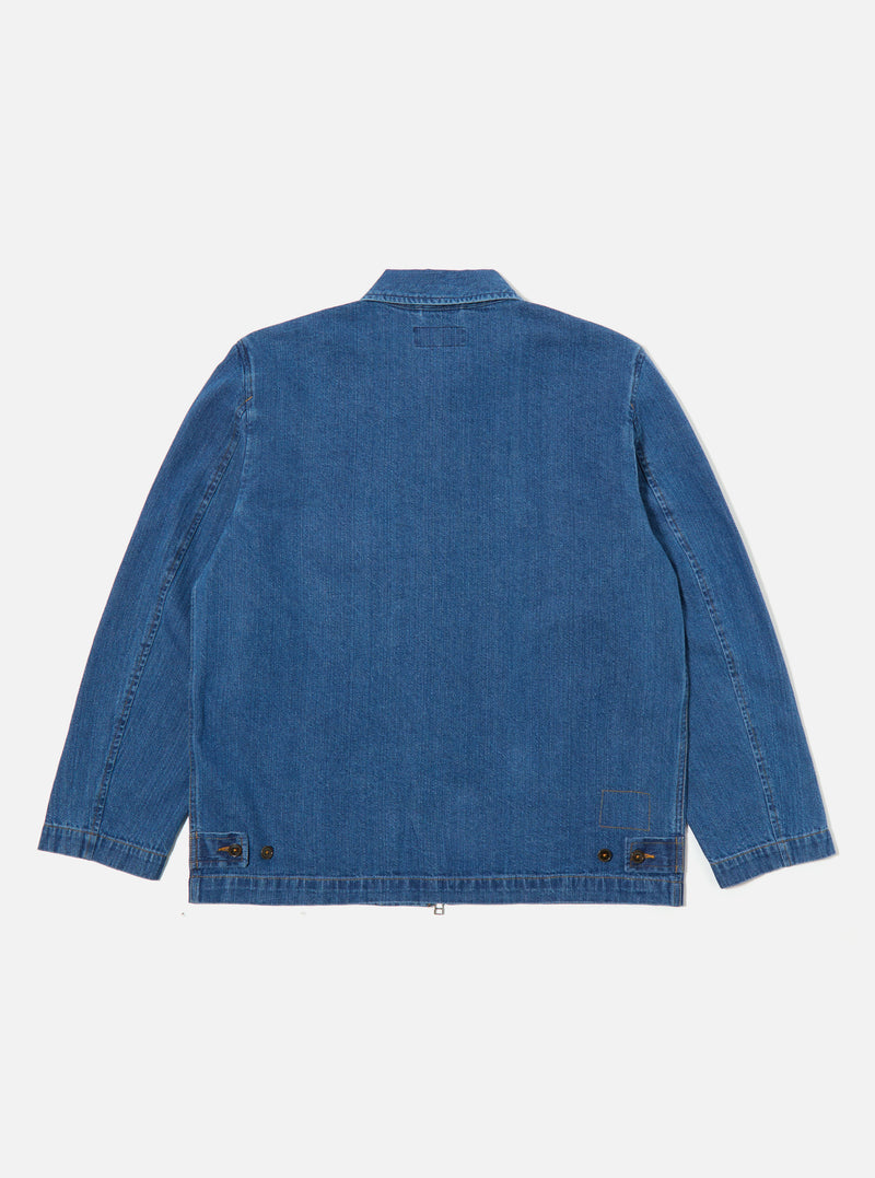 Universal Works Gower Jacket in Indigo RC Denim