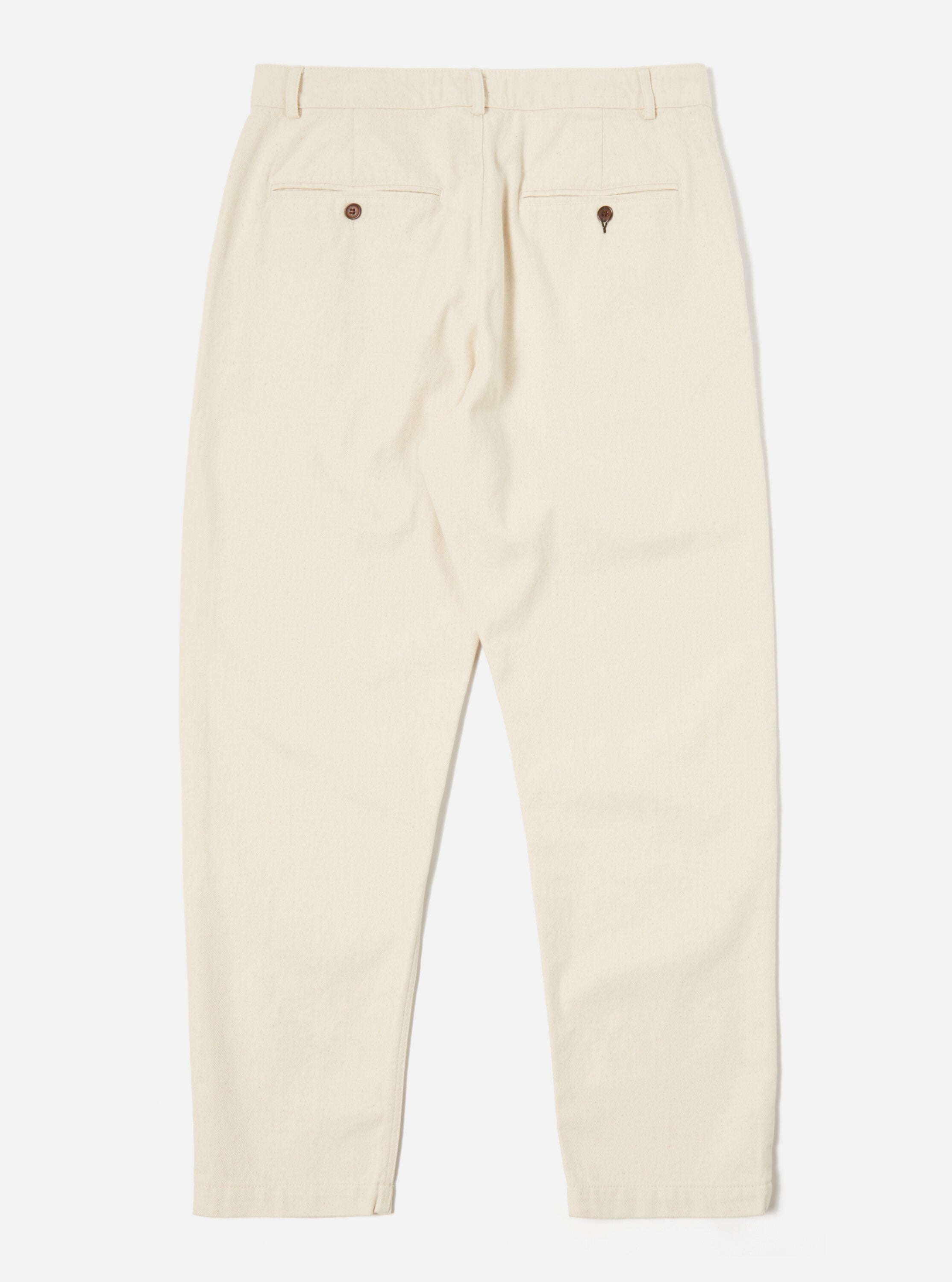 Universal Works Military Chino in Ecru Recycled Cotton