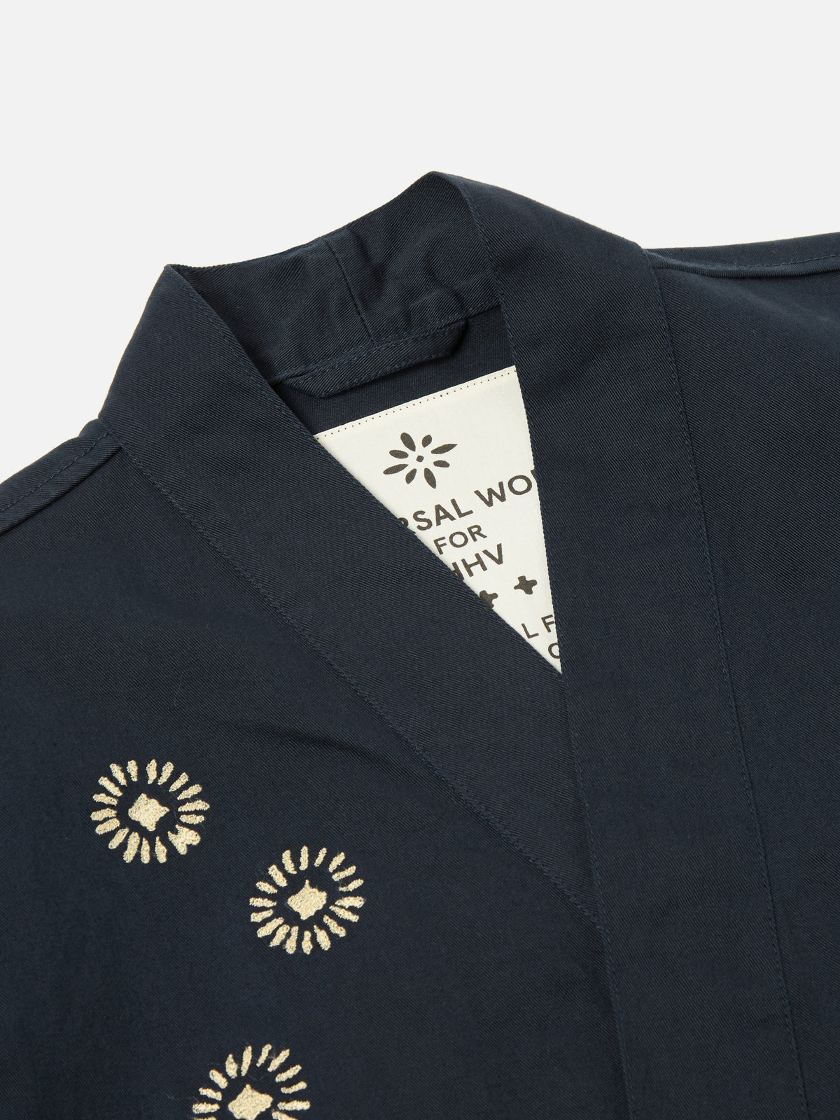 HHV x Universal Works Kyoto Work Shirt in Navy Twill