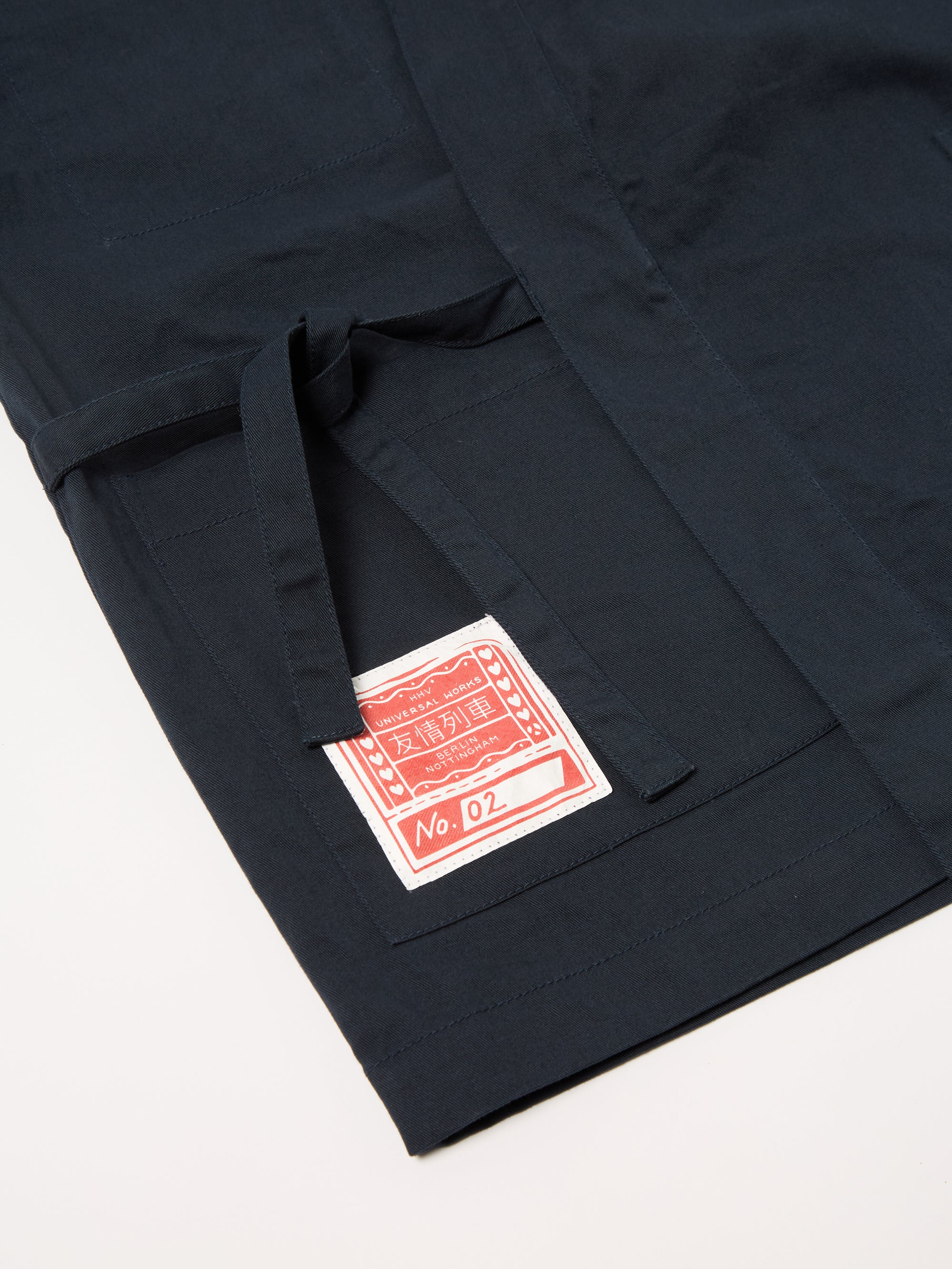 HHV x Universal Works Kyoto Work Shirt in Navy Twill