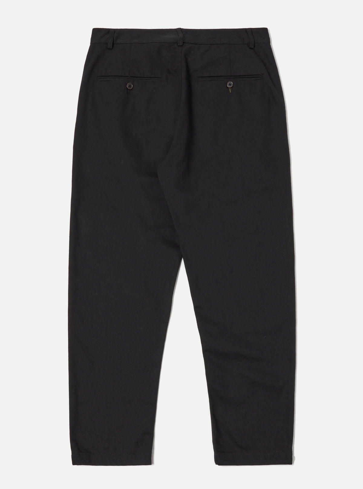 Universal Works Military Chino in Black Works Twill