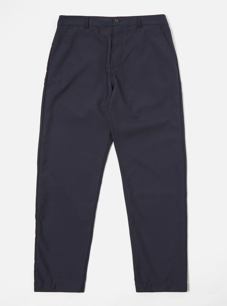 Universal Works Military Chino in Navy Tropical Suiting