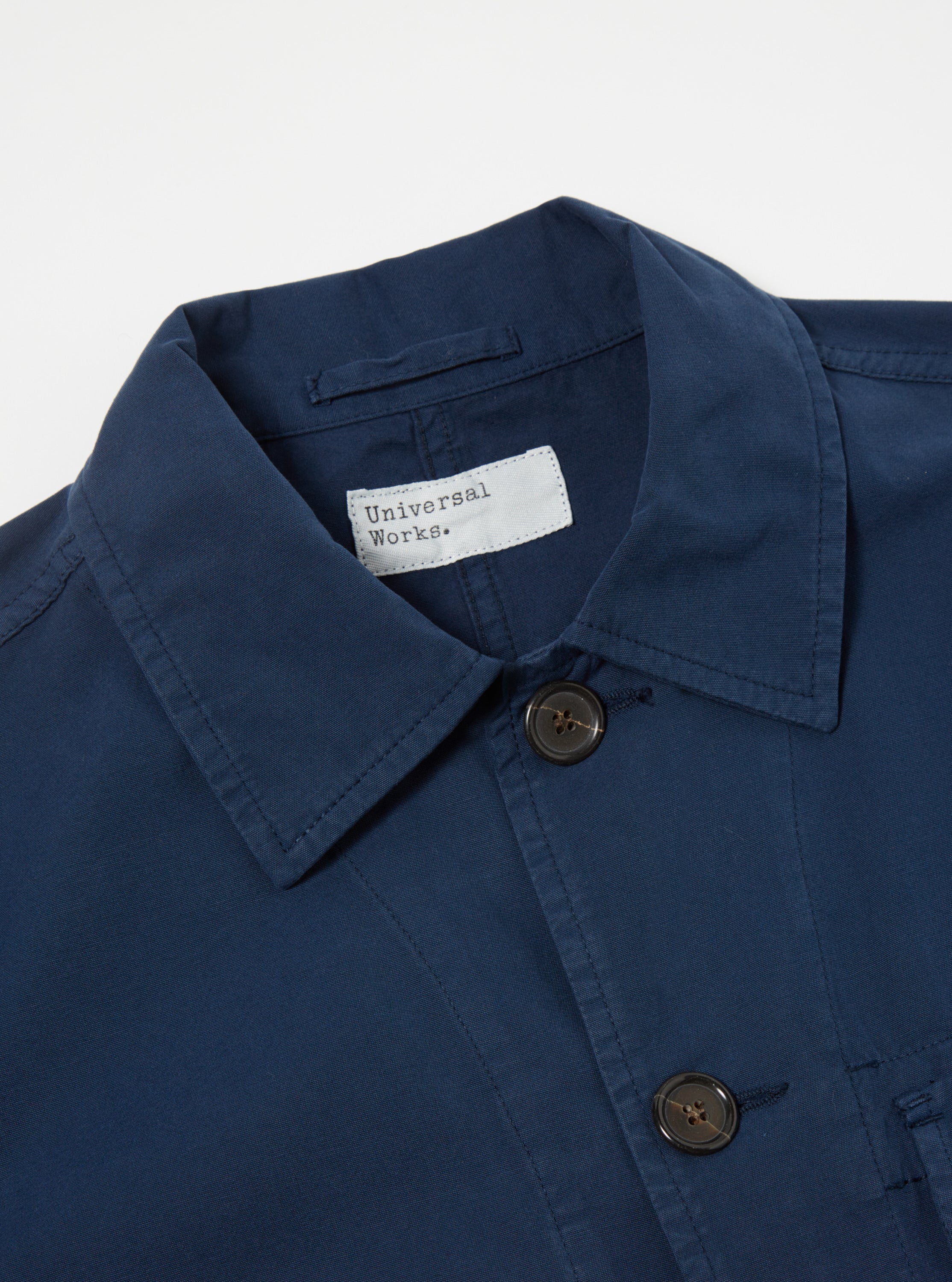 Universal Works Utility Jacket in Navy Summer Canvas