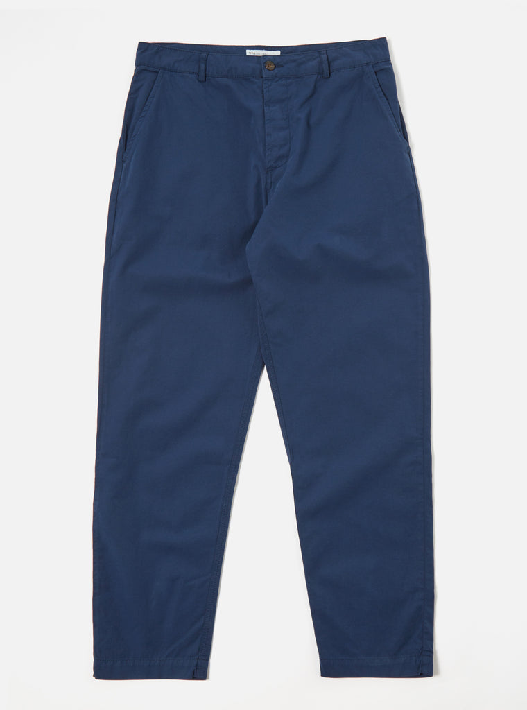 Universal Works Military Chino in Navy Summer Canvas