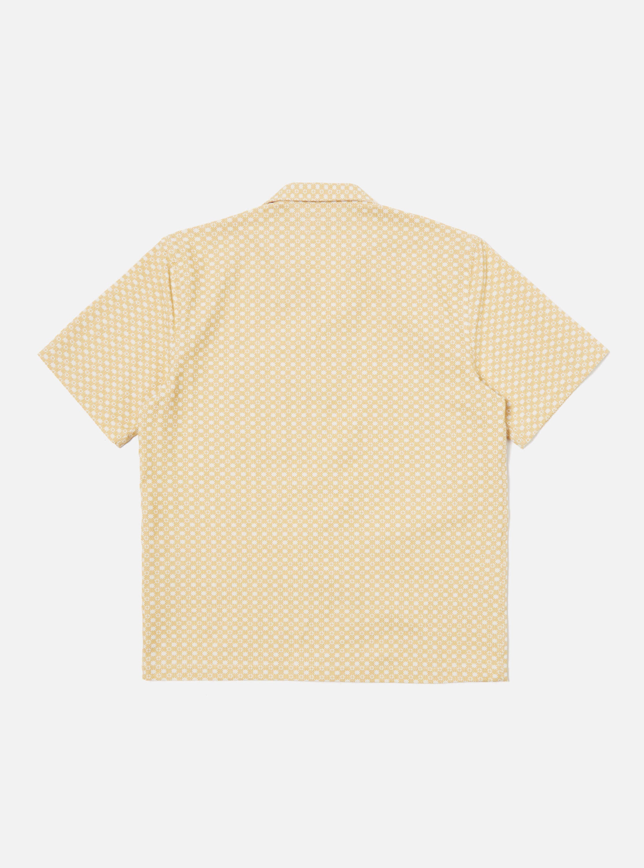 Universal Works Road Shirt in Yellow Tile 3 Cotton