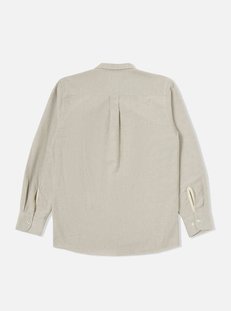 Universal Works Daybrook Shirt in Olive Oxford Cotton