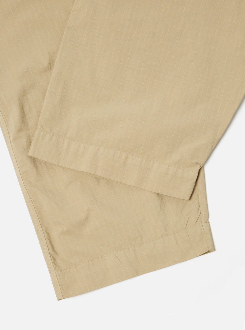 Universal Works Oxford Pant in Summer Oak Nearly Pinstripe