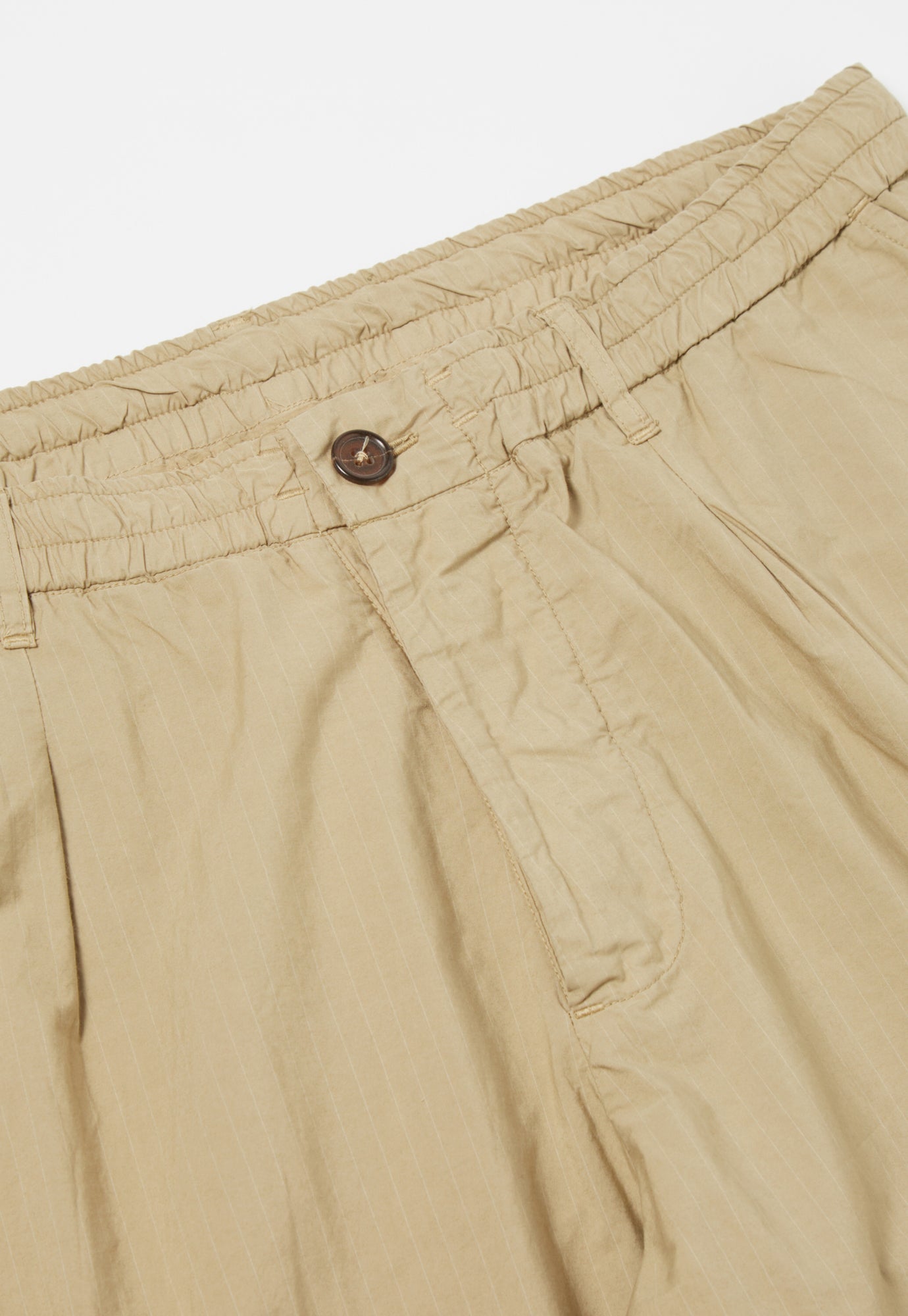 Universal Works Oxford Pant in Summer Oak Nearly Pinstripe