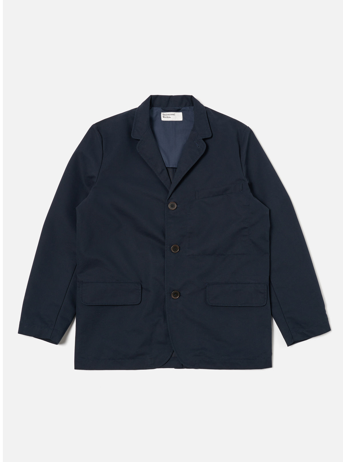 Universal Works Capitol Jacket in Navy Brushed Polytech