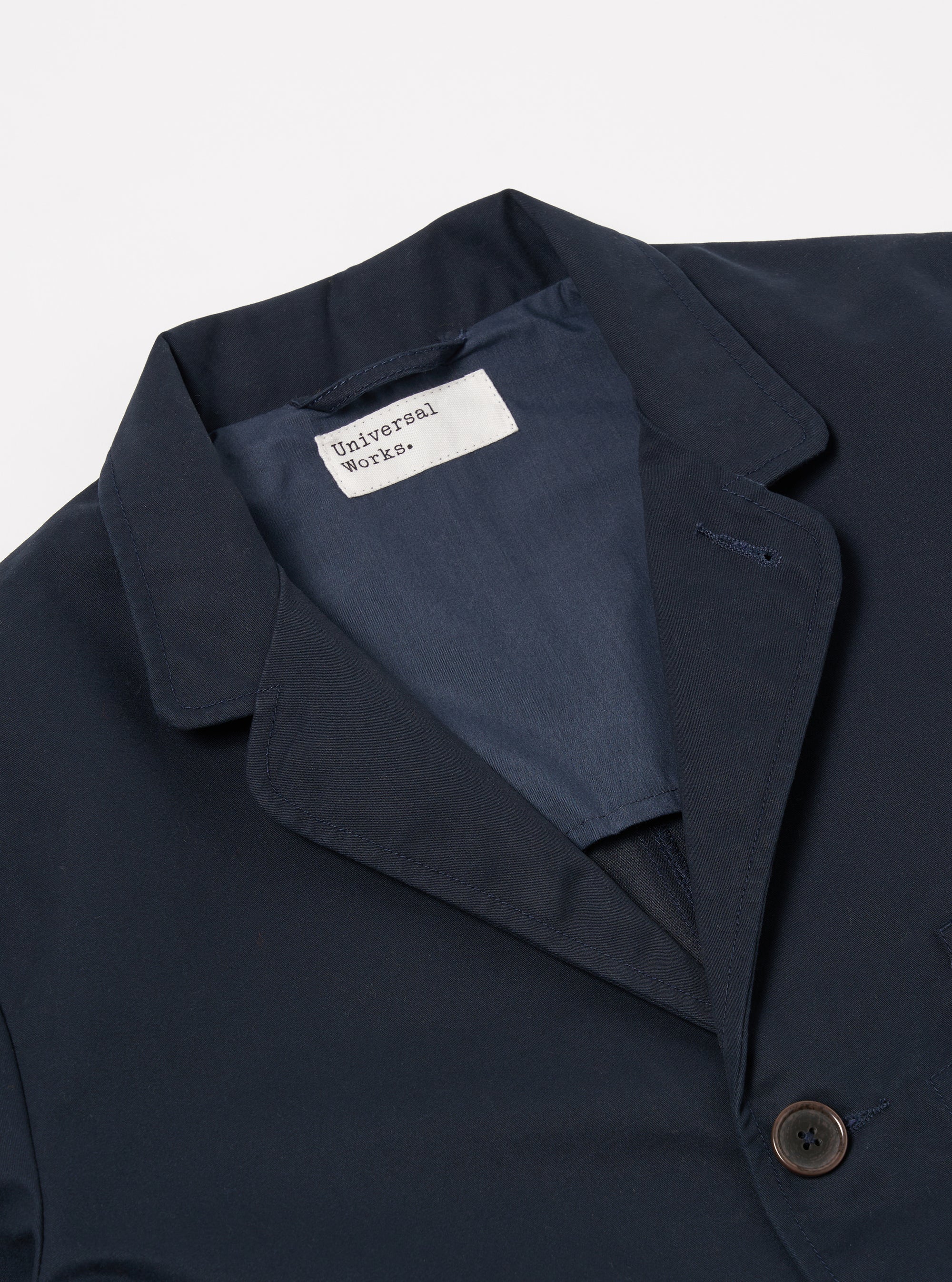 Universal Works Capitol Jacket in Navy Brushed Polytech