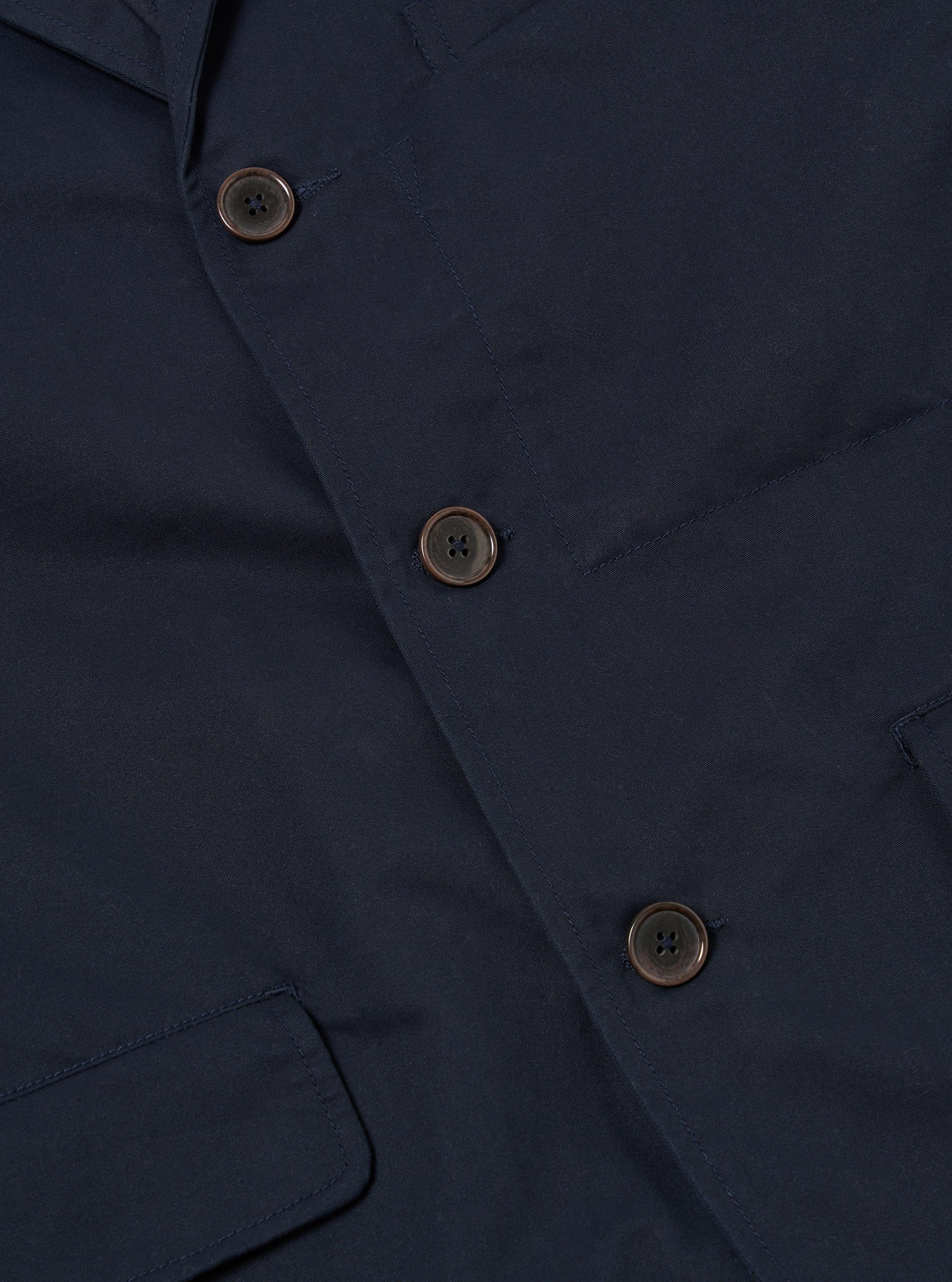 Universal Works Capitol Jacket in Navy Brushed Polytech