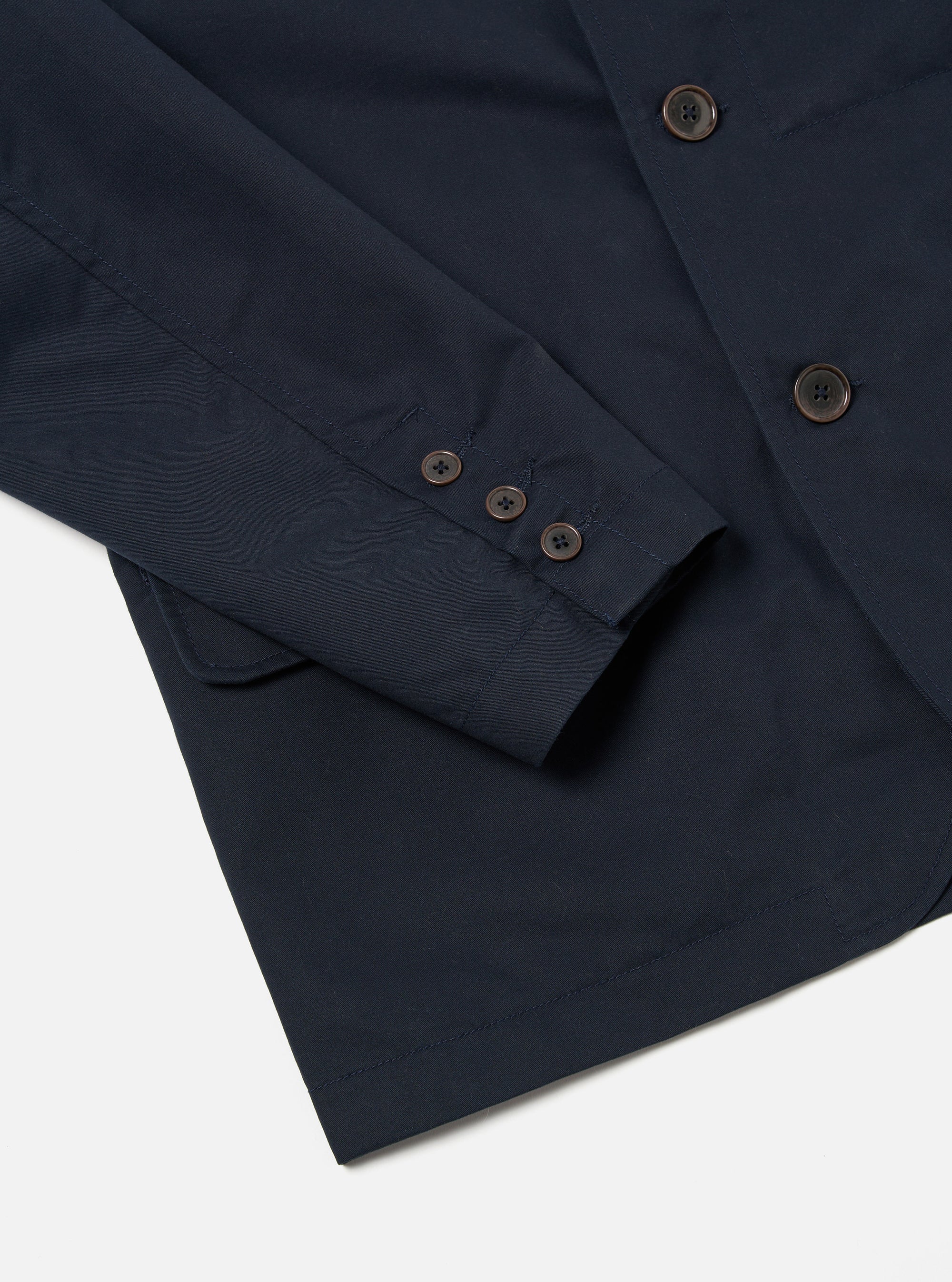 Universal Works Capitol Jacket in Navy Brushed Polytech