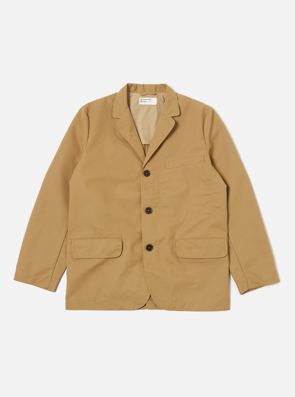 Universal Works Capitol Jacket in Sand Brushed Polytech