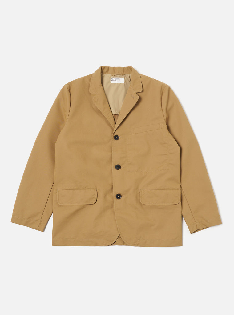 Universal Works Capitol Jacket in Sand Brushed Poly Tech