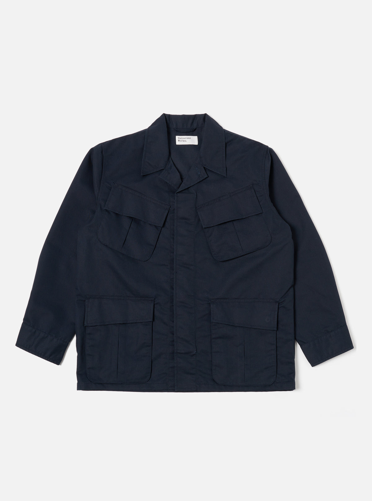 Universal Works Jungle Jacket in Navy Brushed Polytech