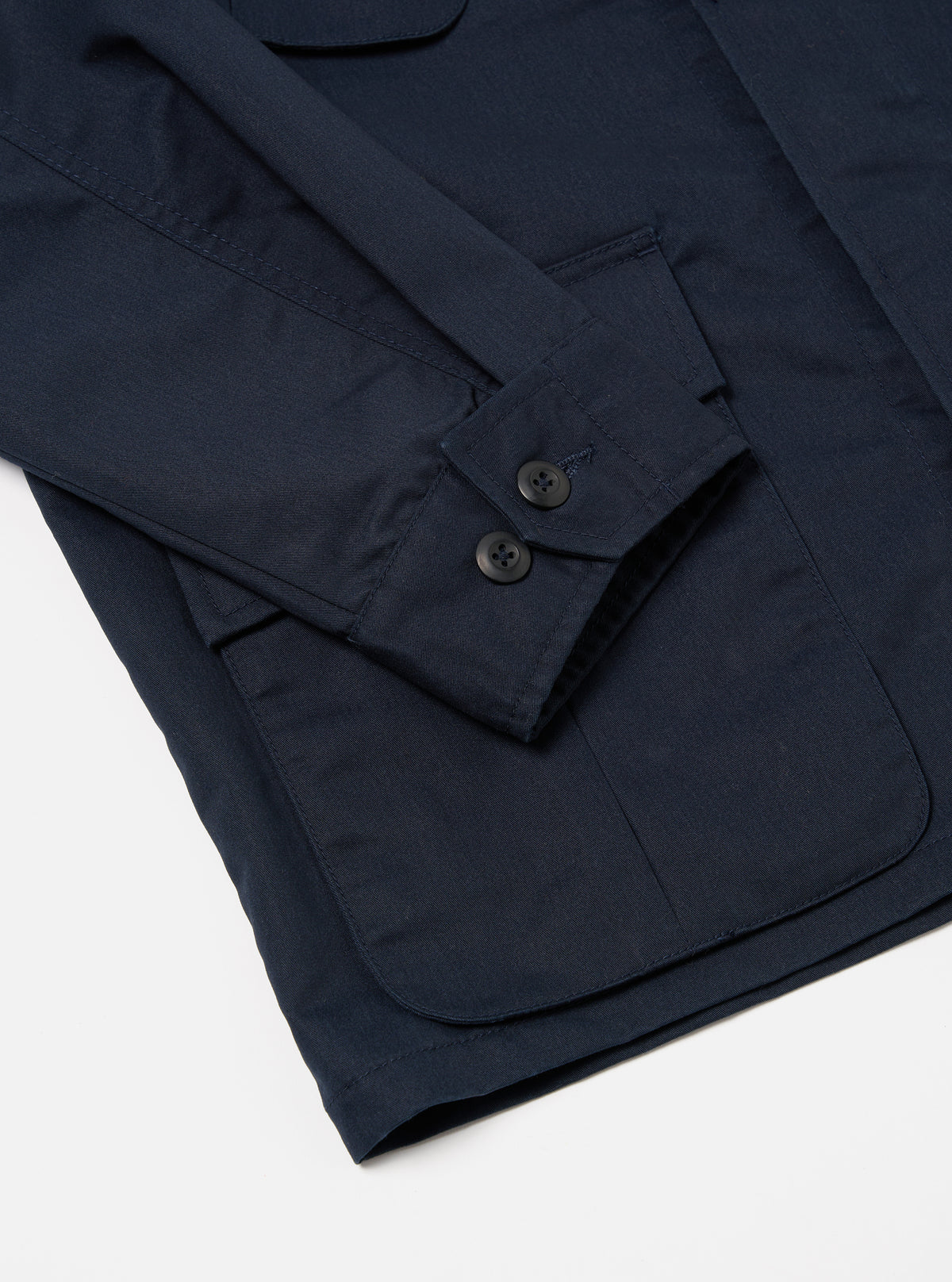 Universal Works Jungle Jacket in Navy Brushed Polytech