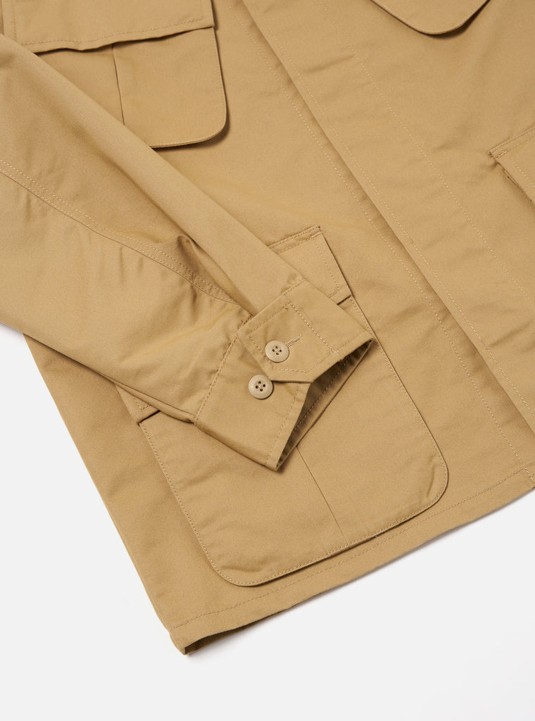 Universal Works Jungle Jacket in Sand Brushed Poly Tech