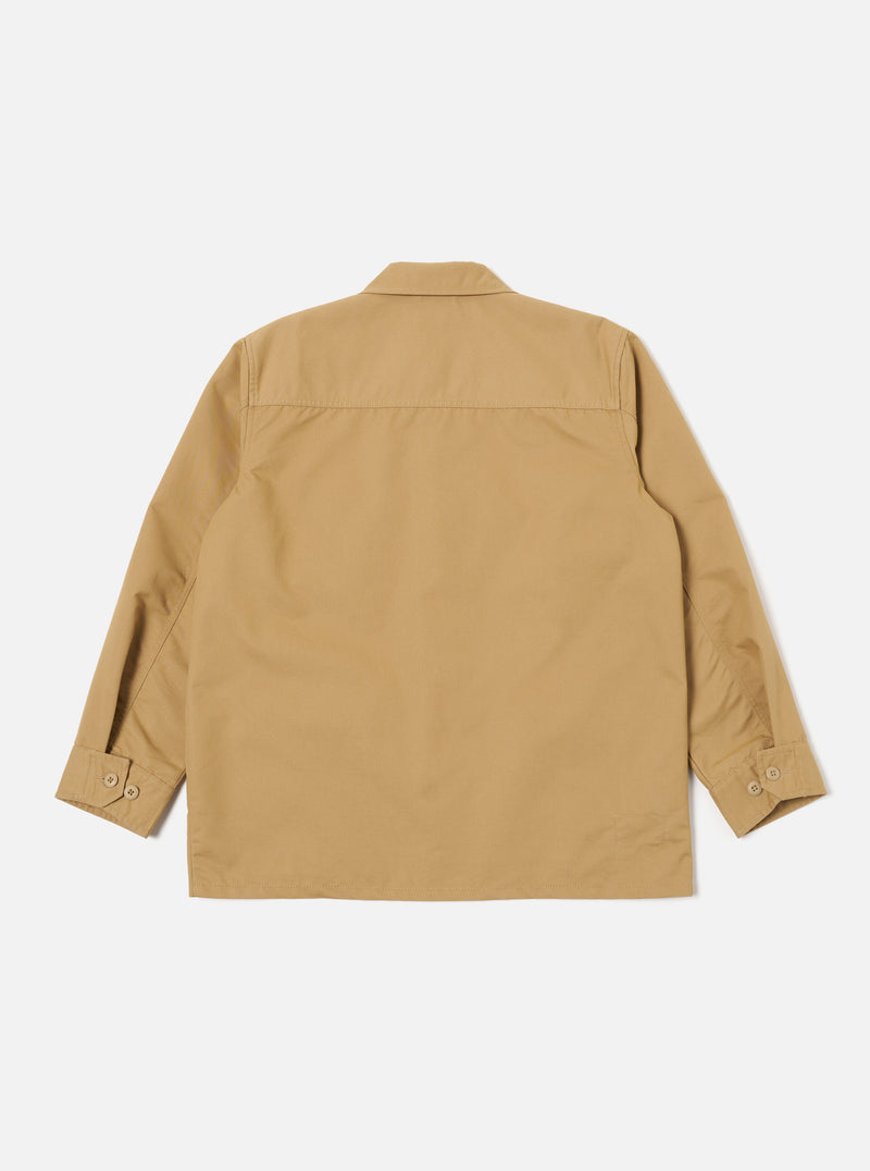 Universal Works Jungle Jacket in Sand Brushed Poly Tech