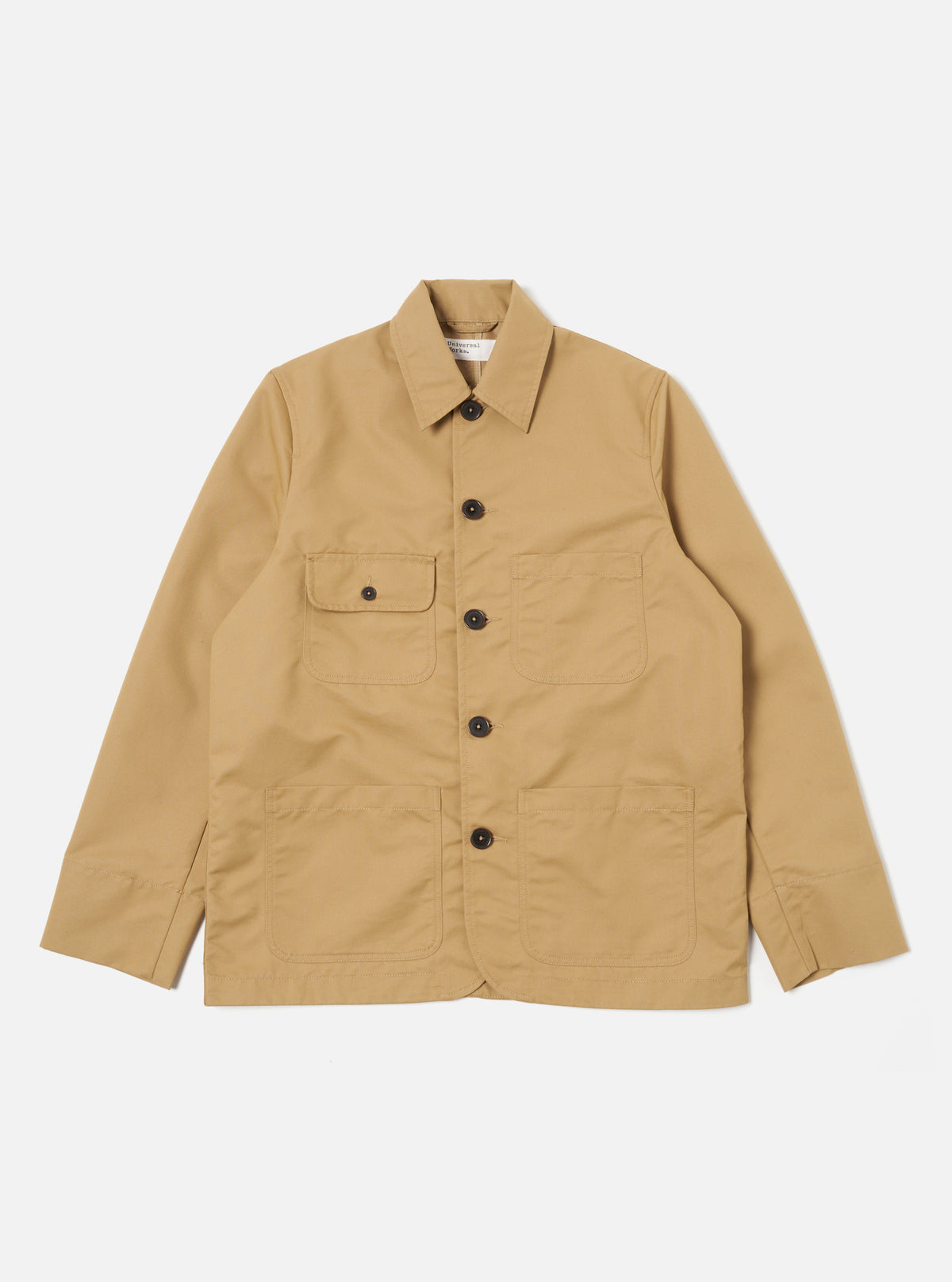 Universal Works Merchant Jacket in Sand Brushed Polytech