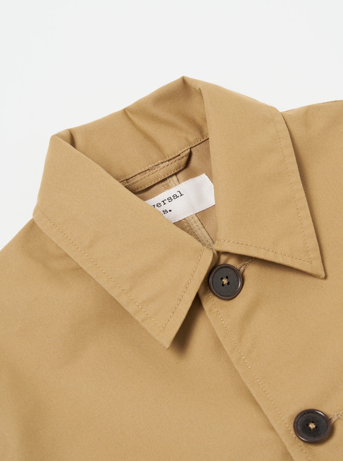 Universal Works Merchant Jacket in Sand Brushed Polytech