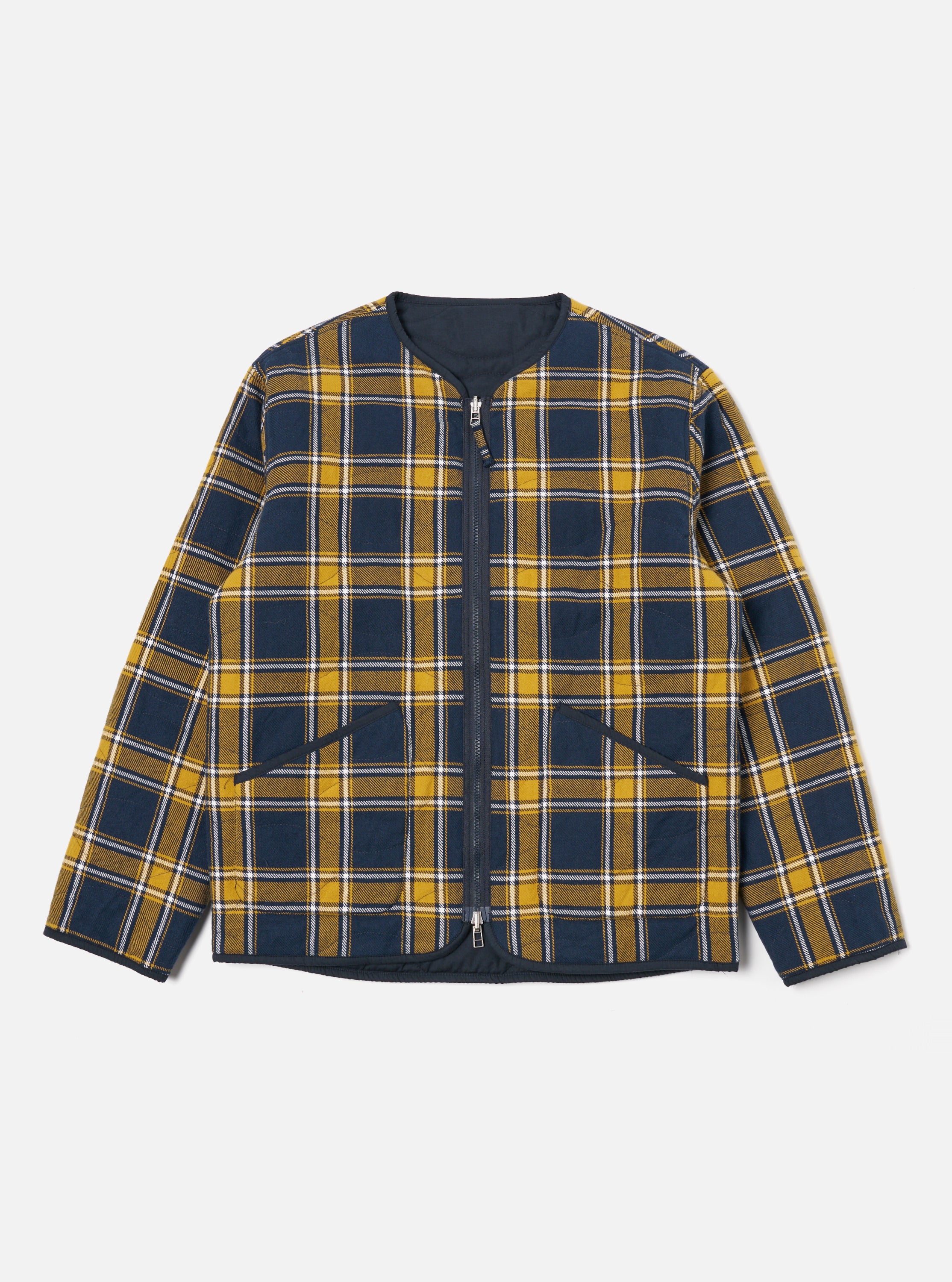 Plaid jacket yellow best sale