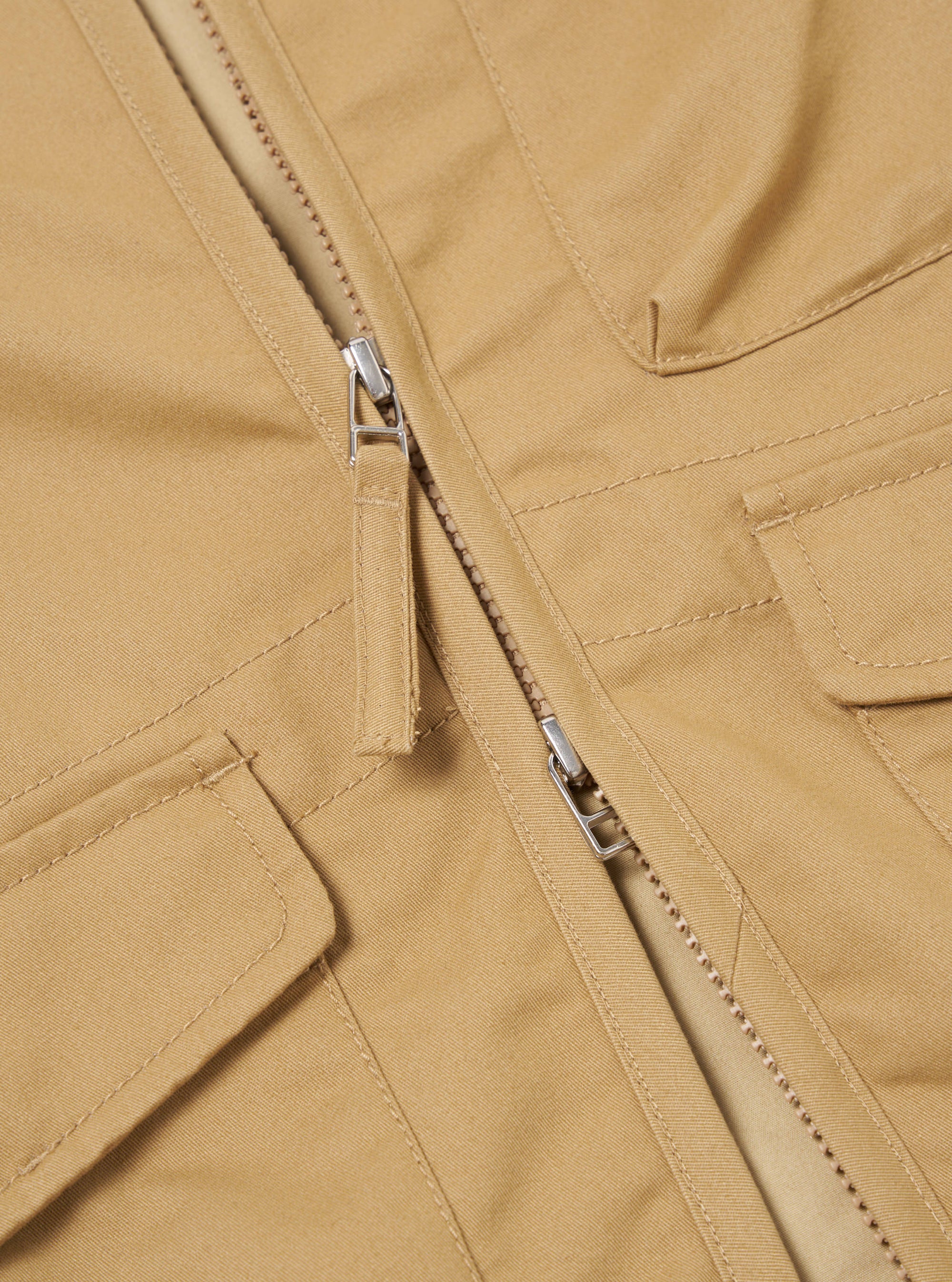 Universal Works Parachute Liner Jacket in Sand Brushed Polytech