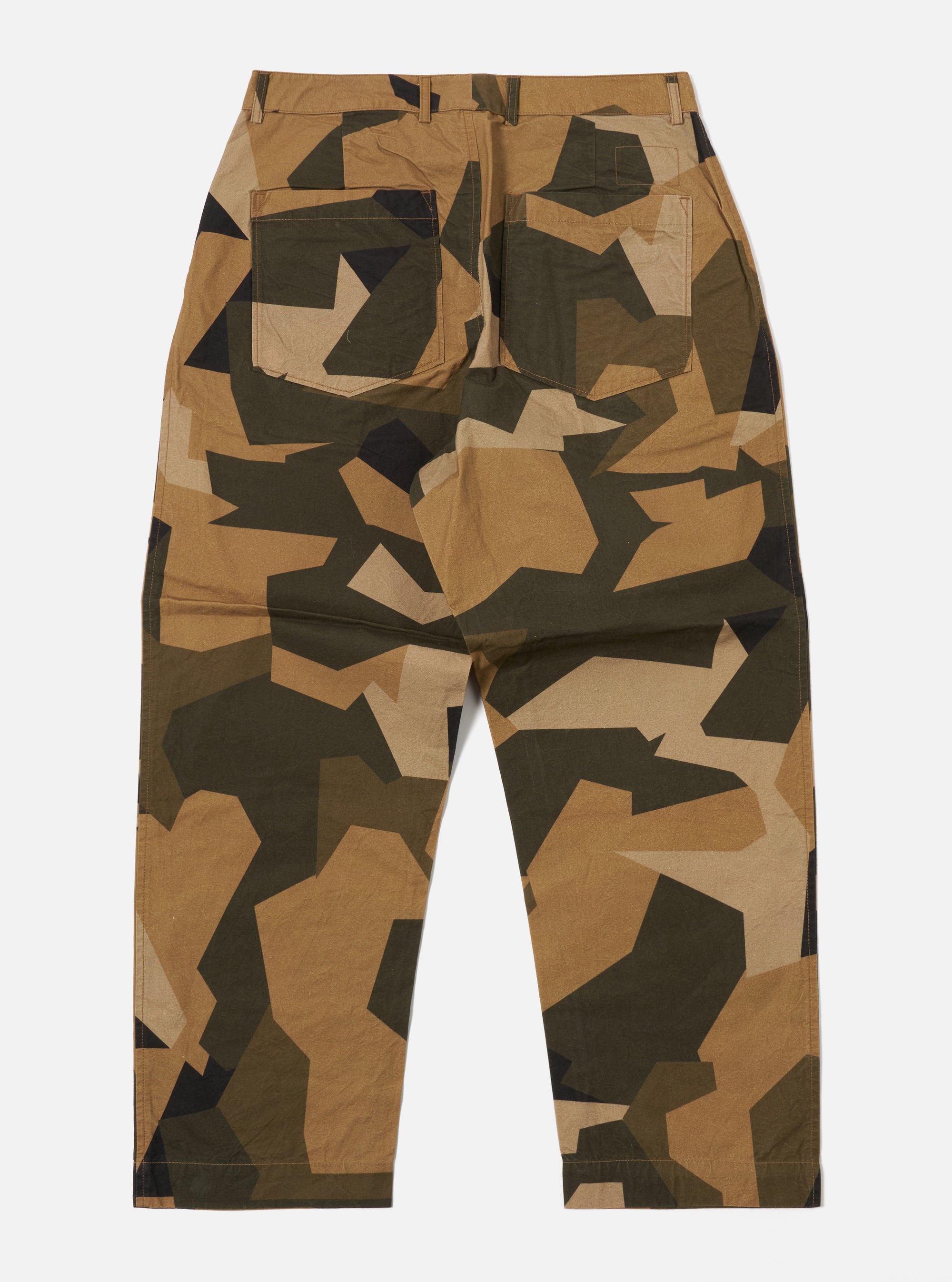 Universal Works Duke Pant in Brown Swedish Camo