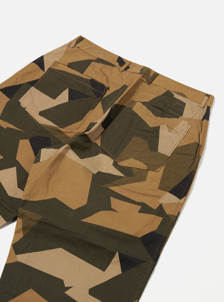 Universal Works Duke Pant in Brown Swedish Camo