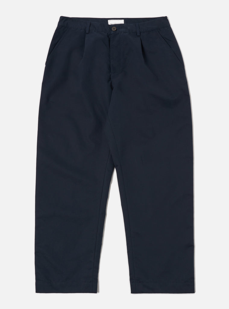 Universal Works Duke Pant in Navy Brushed Polytech