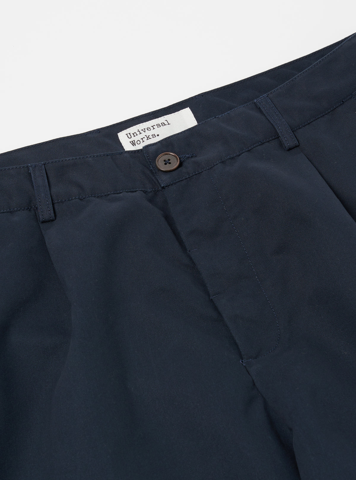 Universal Works Duke Pant in Navy Brushed Polytech