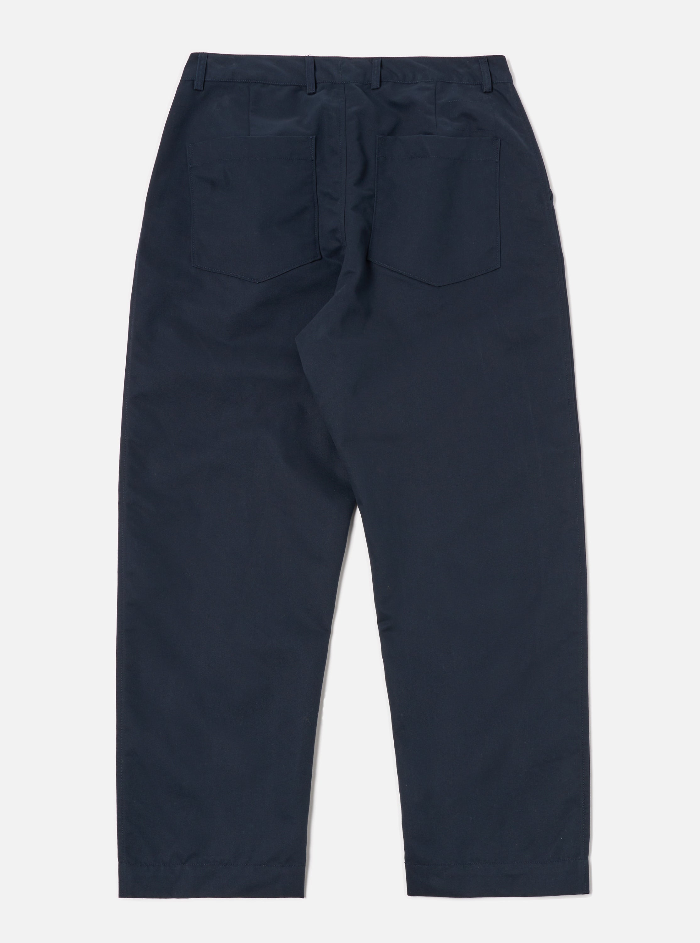 Universal Works Duke Pant in Navy Brushed Polytech