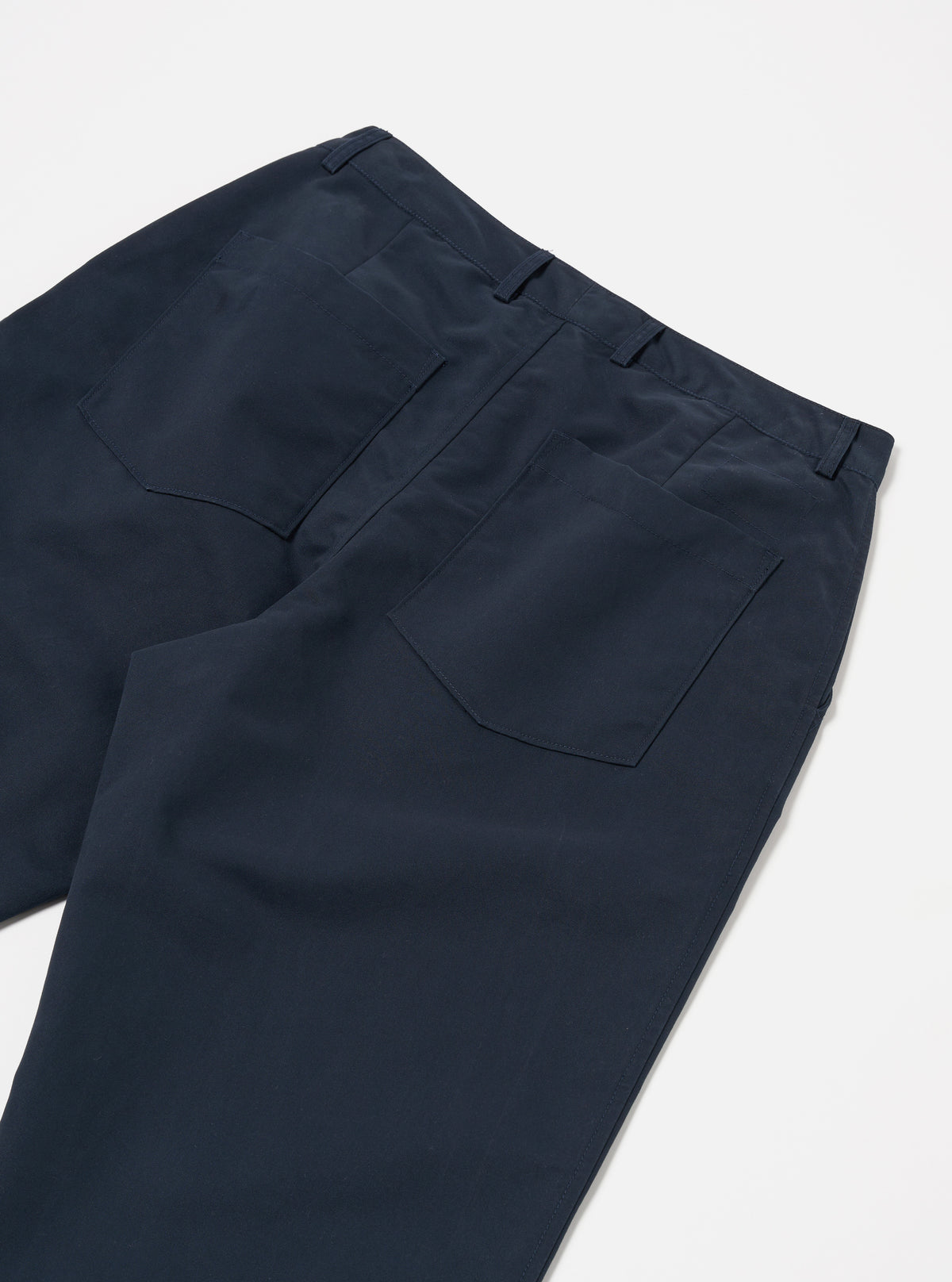 Universal Works Duke Pant in Navy Brushed Polytech