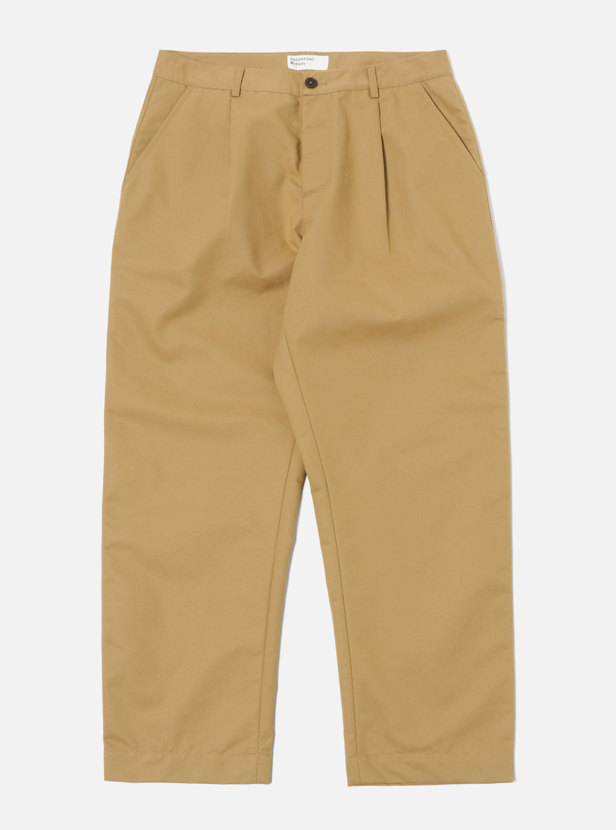 Universal Works Duke Pant in Sand Brushed Polytech