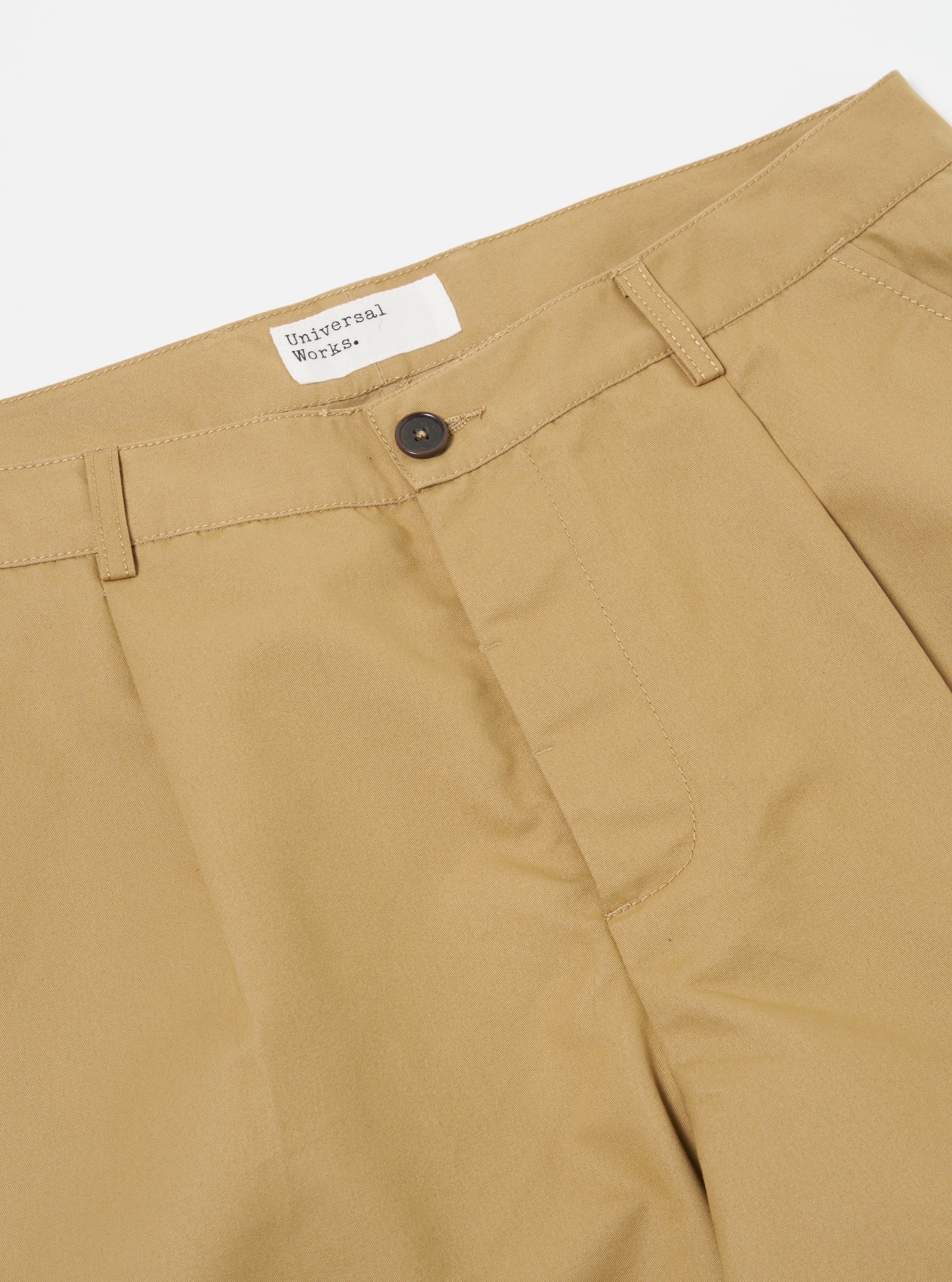 Universal Works Duke Pant in Sand Brushed Polytech