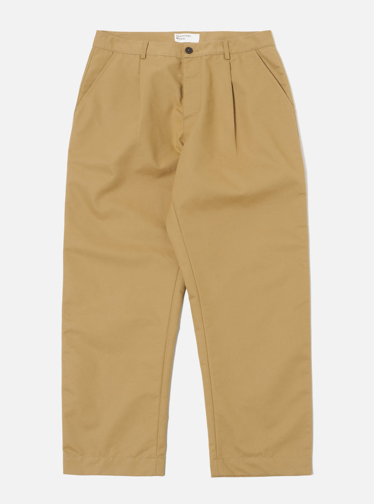 Universal Works Duke Pant in Sand Brushed Polytech