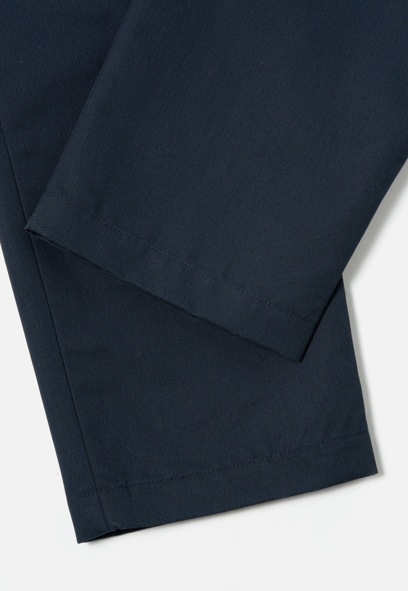 Universal Works Military Chino in Navy Brushed Polytech